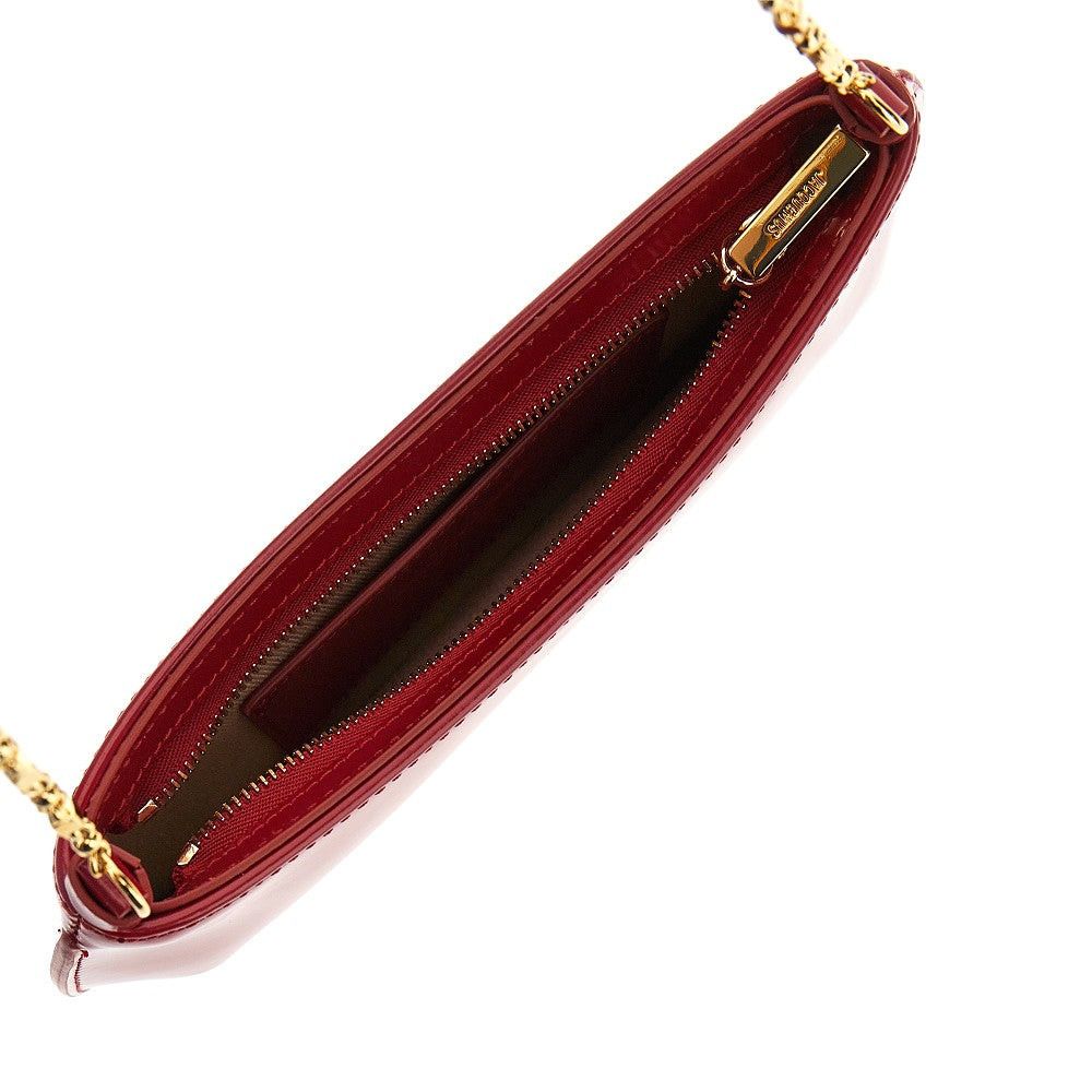 Jacquemus Jacquemus Small 'Bisou Chaine' Leather Bag Red UNI Women - USA Tariffs Included Size ONE SIZE - 3 Thumbnail
