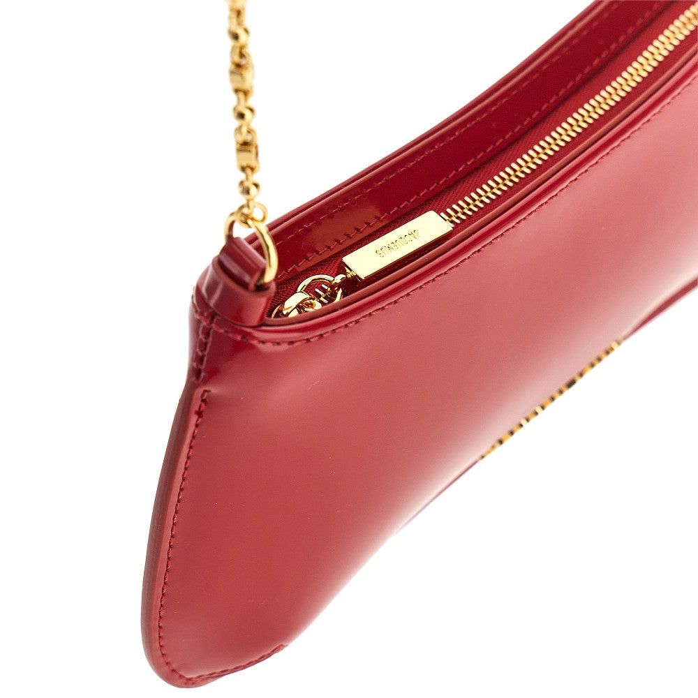 Jacquemus Jacquemus Small 'Bisou Chaine' Leather Bag Red UNI Women - USA Tariffs Included Size ONE SIZE - 4 Thumbnail