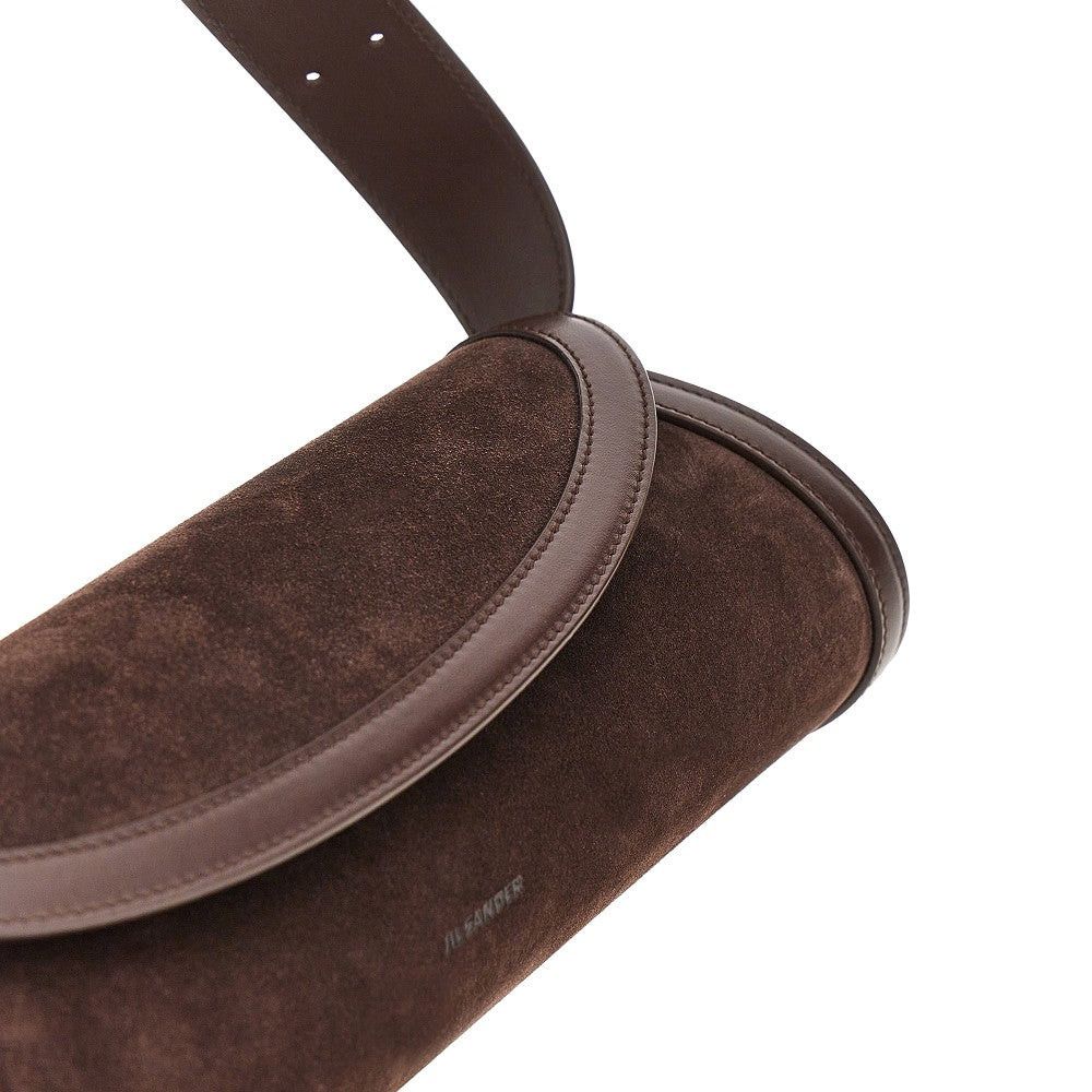 Jil Sander Jil Sander Suede Leather Small Cannolo Bag Brown UNI Women - USA Tariffs Included Size ONE SIZE - 4 Thumbnail