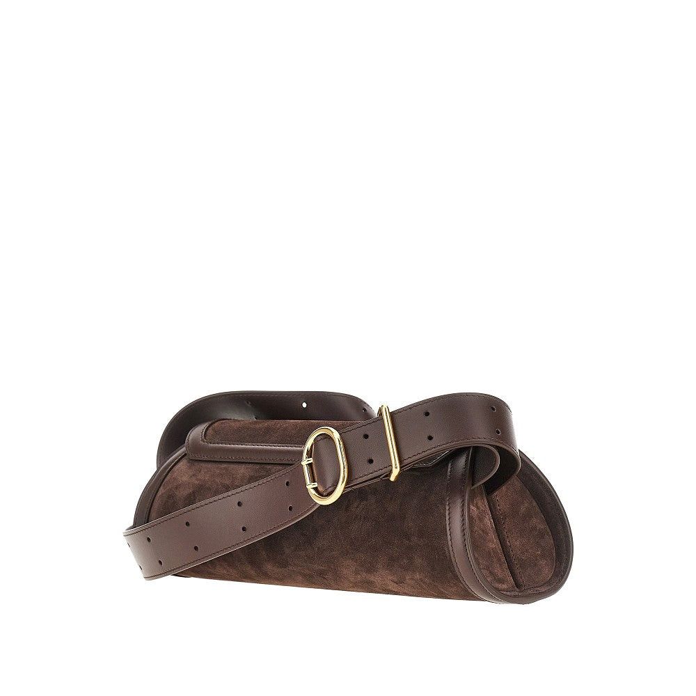 Jil Sander Jil Sander Suede Leather Small Cannolo Bag Brown UNI Women - USA Tariffs Included Size ONE SIZE - 2 Thumbnail