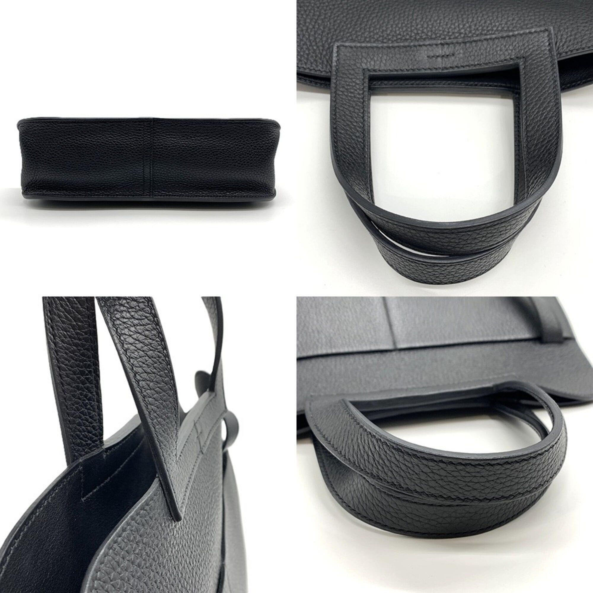 Hermes Hermes Arzan 31 Shoulder Bag, Black, Silver Hardware, A Stamp, Taurillon Clemence Leather Size ONE SIZE - 5 Thumbnail