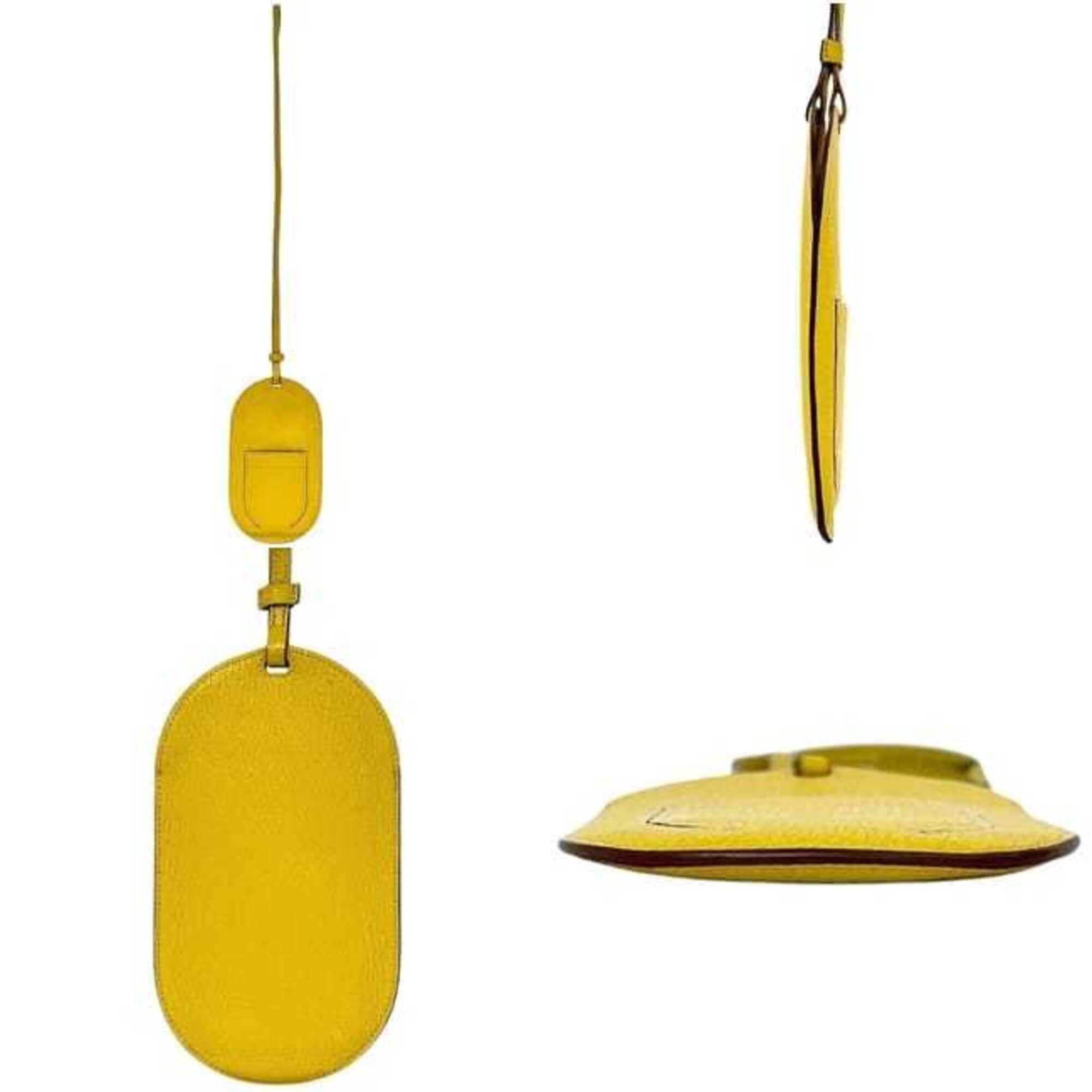 Hermes Hermes Smartphone Shoulder Bag In the Loop To Go PM D Stamp HERMES Chevre Yellow Women's Pouch Size ONE SIZE - 2 Thumbnail