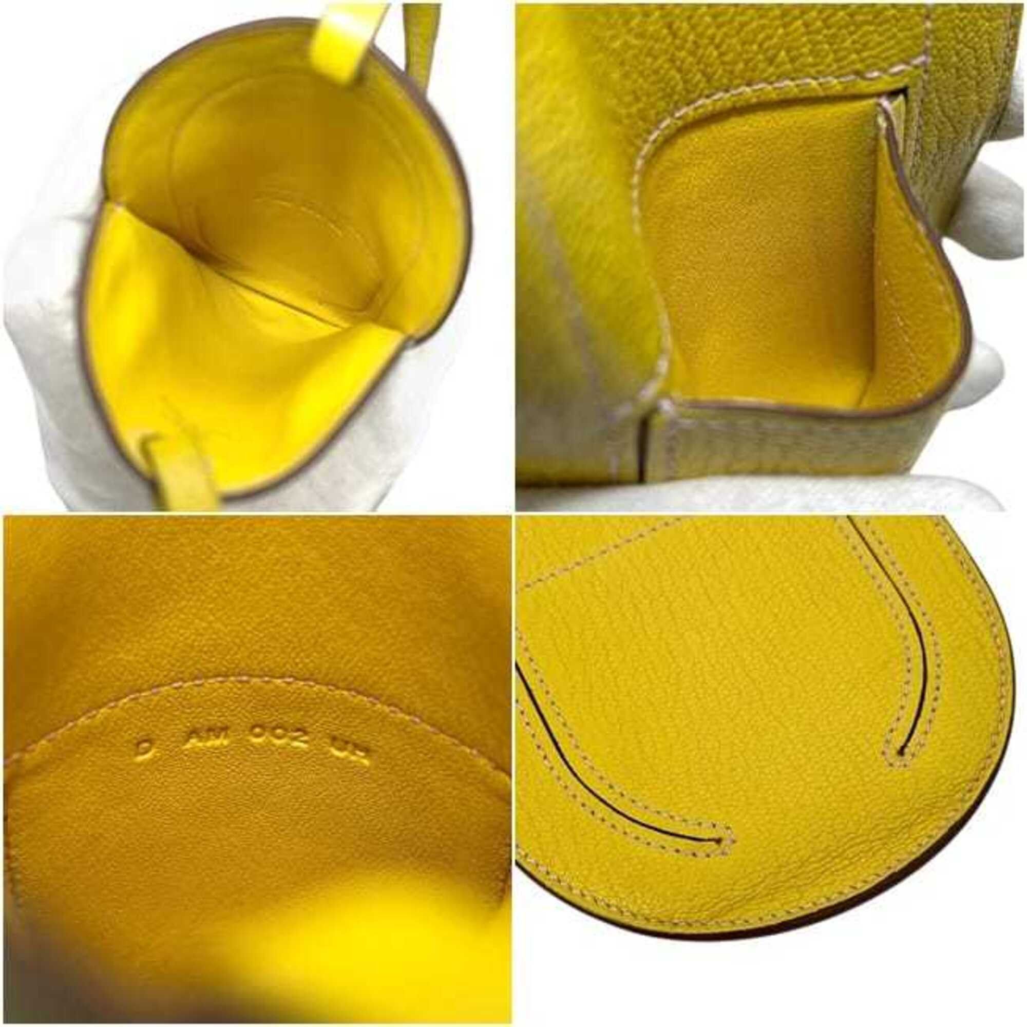 Hermes Hermes Smartphone Shoulder Bag In the Loop To Go PM D Stamp HERMES Chevre Yellow Women's Pouch Size ONE SIZE - 3 Thumbnail