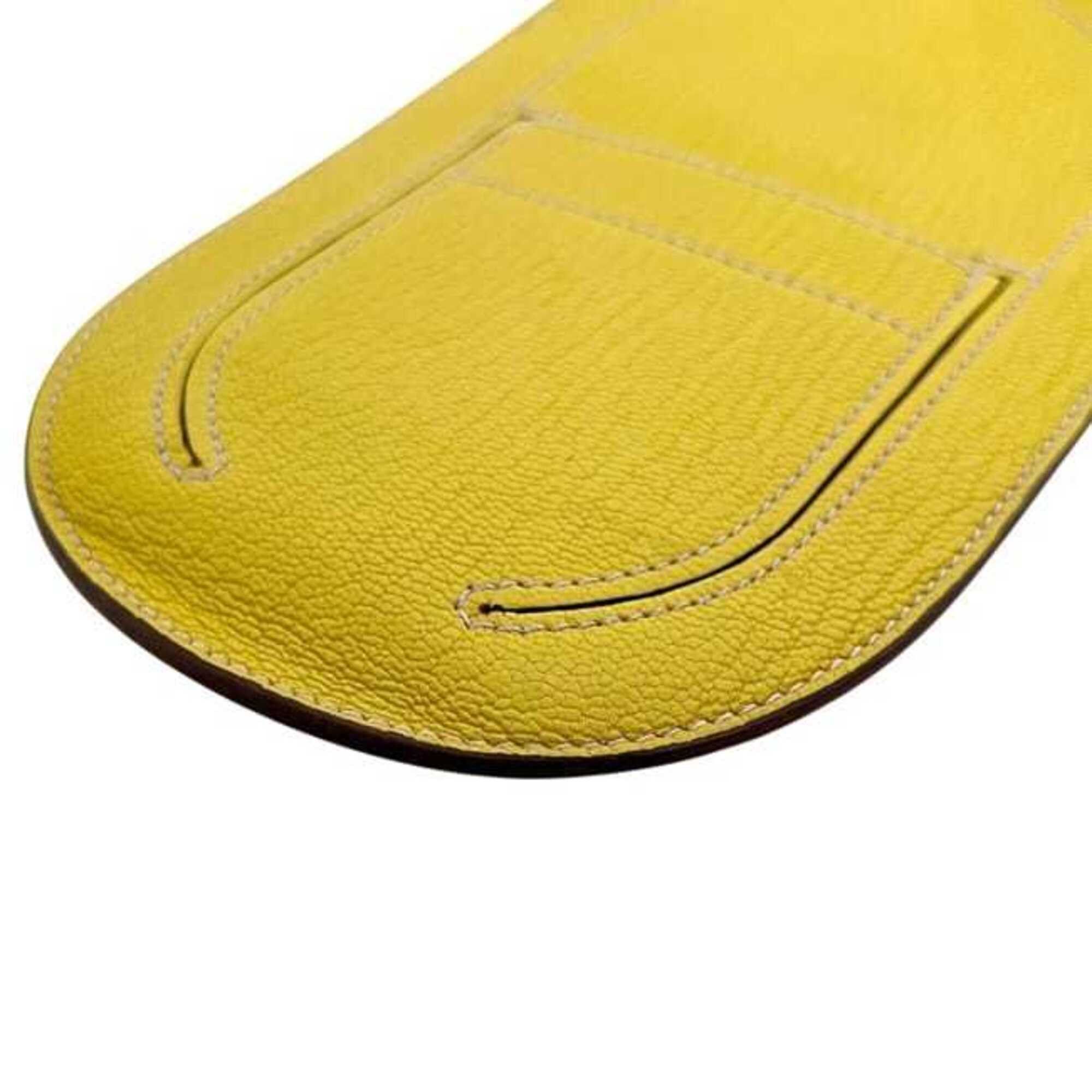 Hermes Hermes Smartphone Shoulder Bag In the Loop To Go PM D Stamp HERMES Chevre Yellow Women's Pouch Size ONE SIZE - 6 Thumbnail