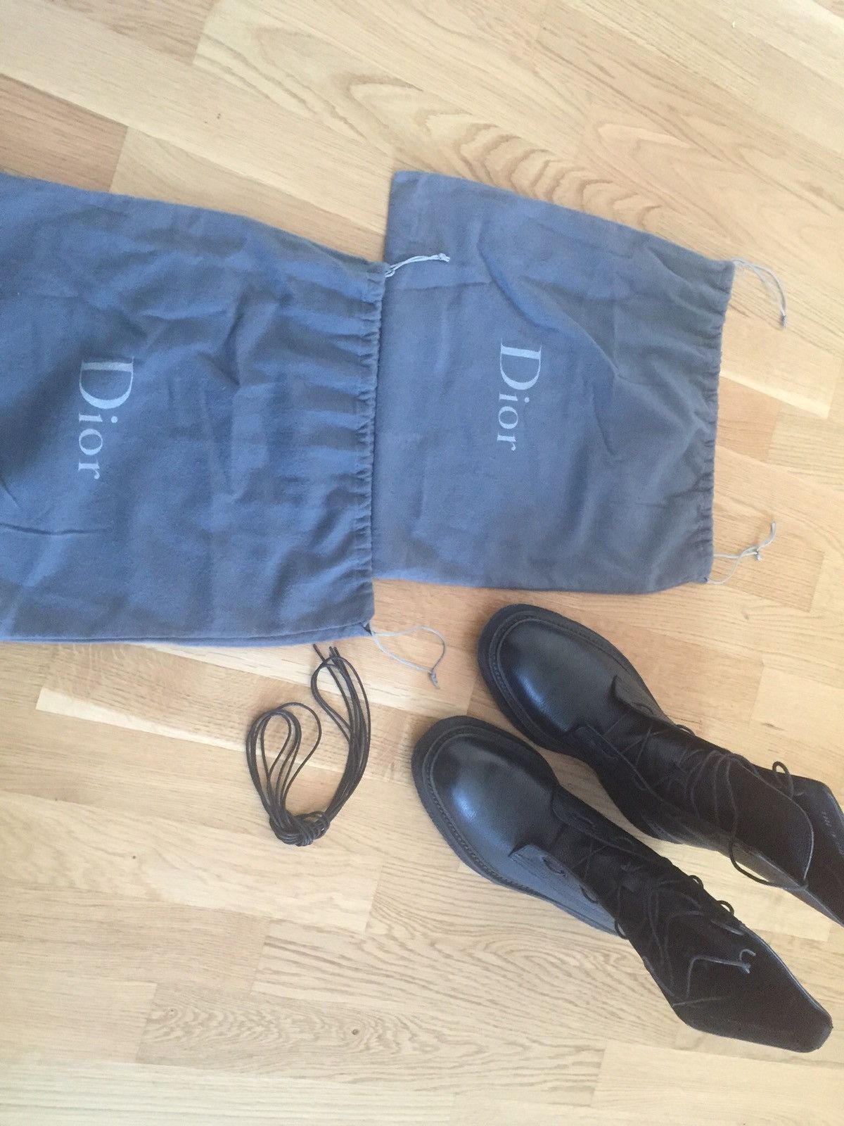 Dior × Hedi Slimane DIOR HOMME BY HEDI SLIMANE NAVIGATE COMBAT BOOTS - FW2007 Size US 11 / EU 44 - 19 Thumbnail