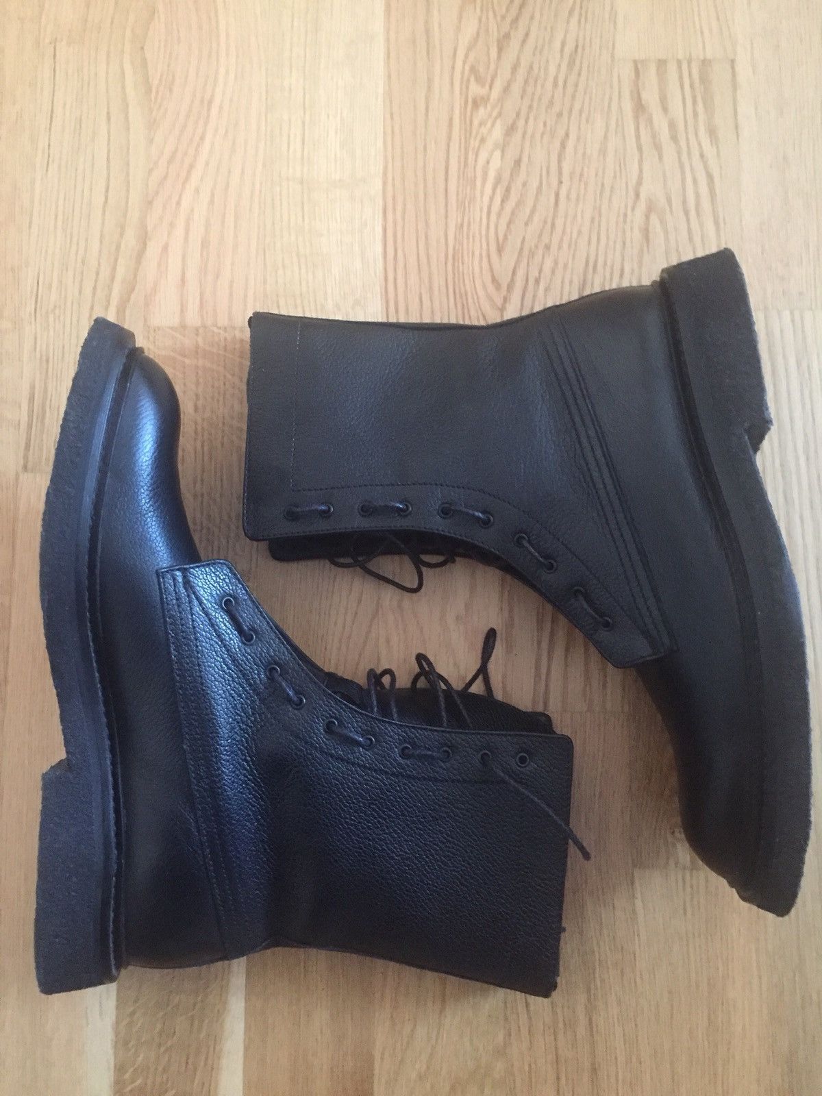 Dior × Hedi Slimane DIOR HOMME BY HEDI SLIMANE NAVIGATE COMBAT BOOTS - FW2007 Size US 11 / EU 44 - 5 Thumbnail