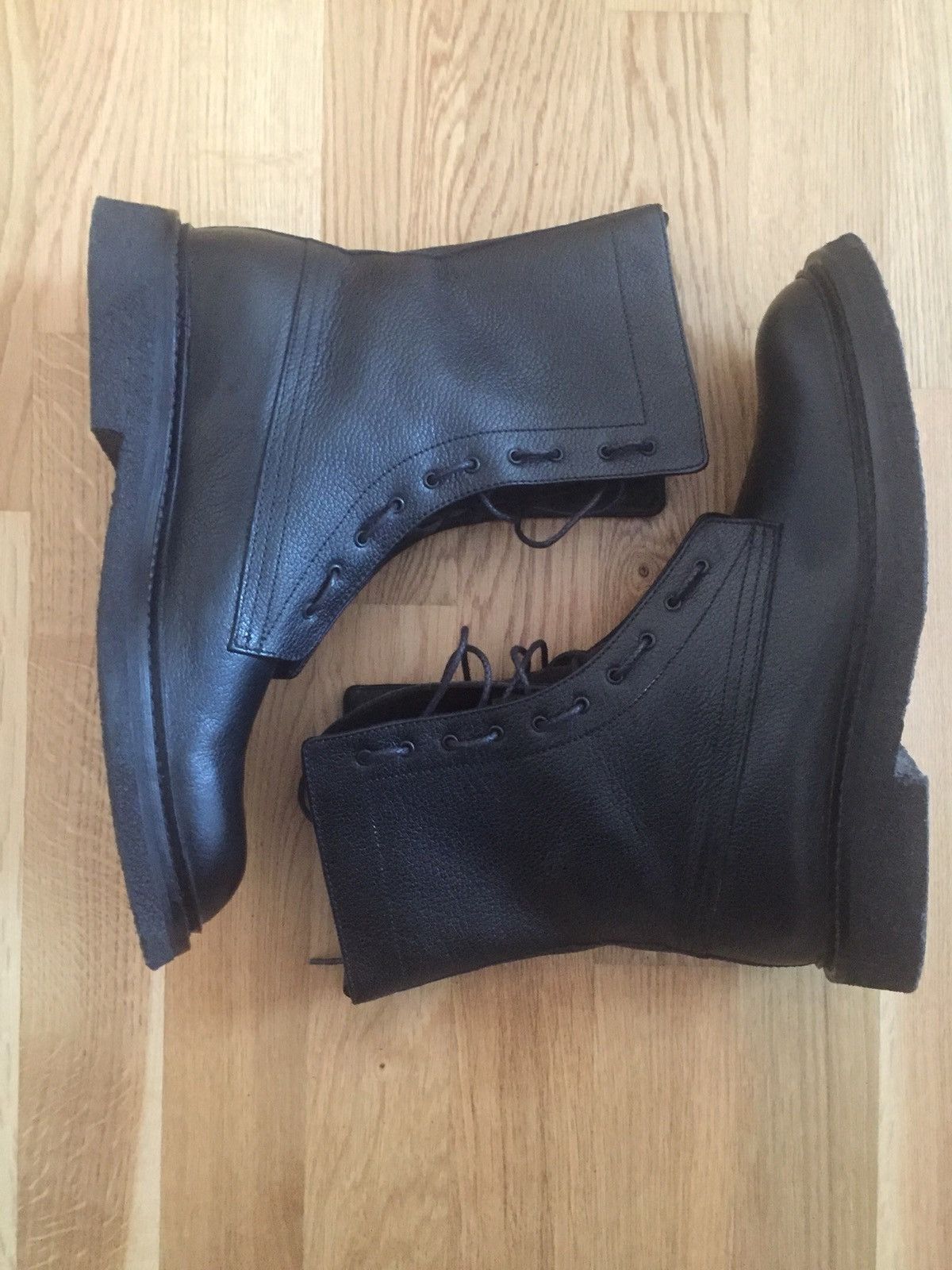 Dior × Hedi Slimane DIOR HOMME BY HEDI SLIMANE NAVIGATE COMBAT BOOTS - FW2007 Size US 11 / EU 44 - 4 Thumbnail