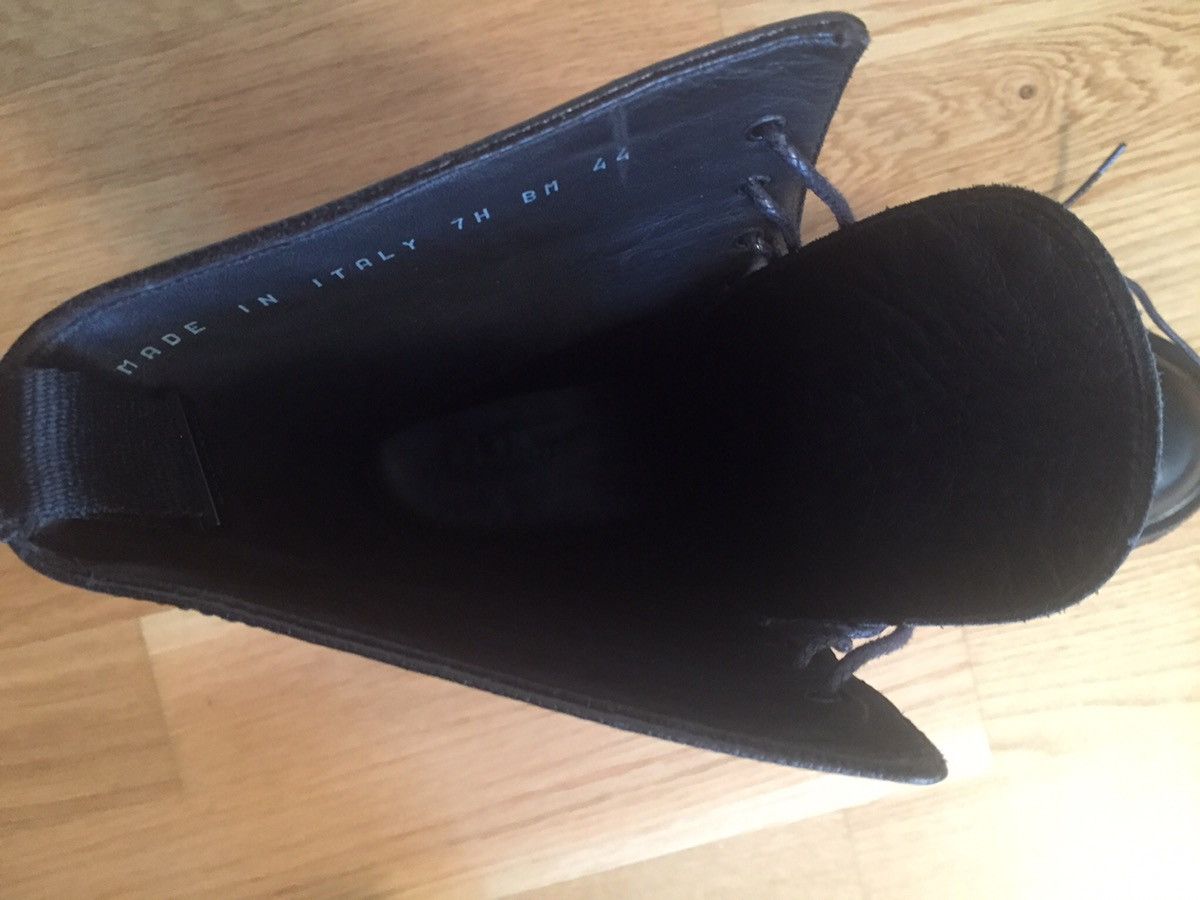 Dior × Hedi Slimane DIOR HOMME BY HEDI SLIMANE NAVIGATE COMBAT BOOTS - FW2007 Size US 11 / EU 44 - 16 Thumbnail