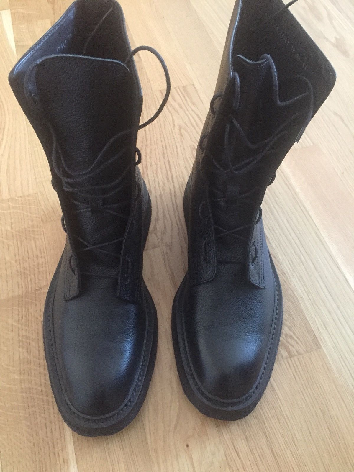 Dior × Hedi Slimane DIOR HOMME BY HEDI SLIMANE NAVIGATE COMBAT BOOTS - FW2007 Size US 11 / EU 44 - 2 Thumbnail