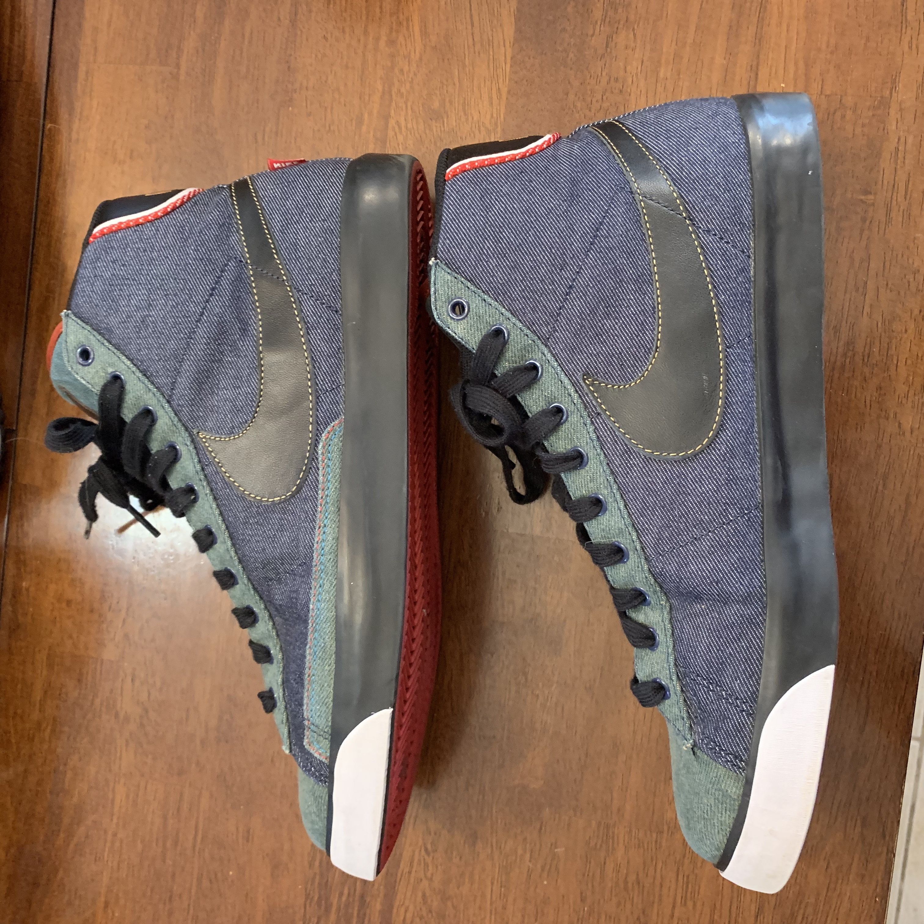 Nike blazer hot sale selvedge denim