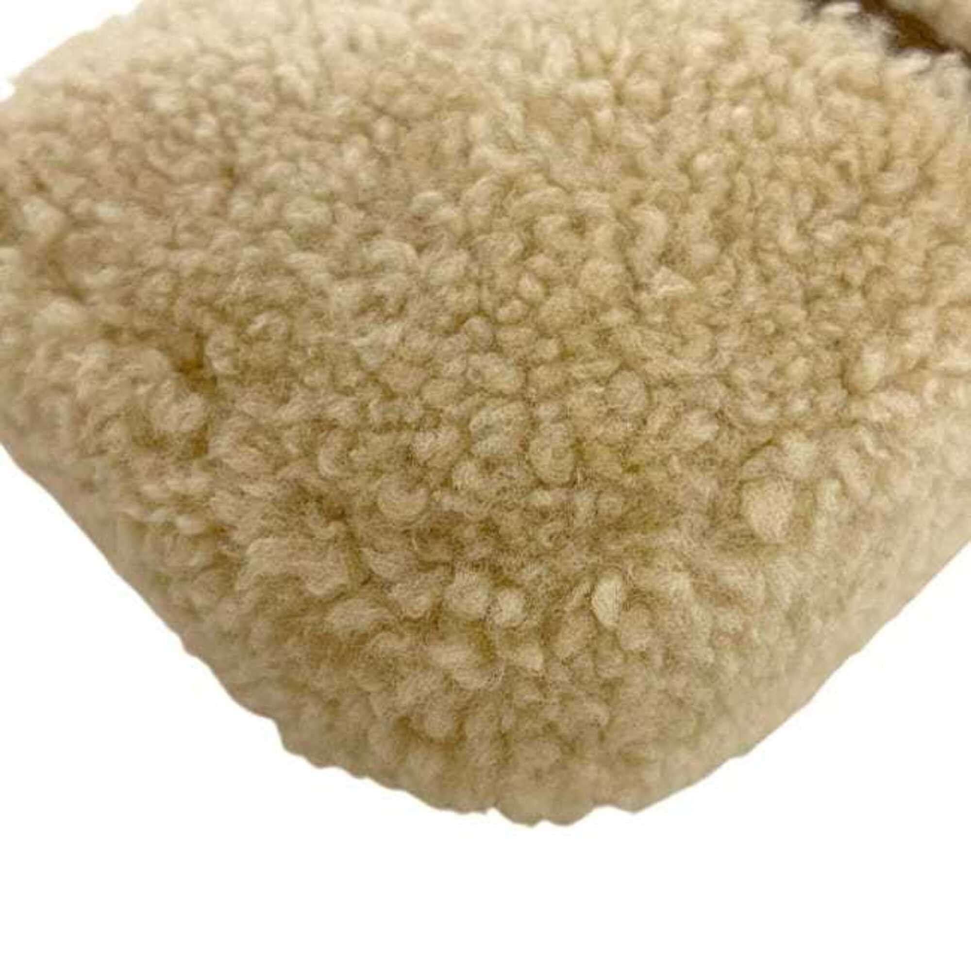 Saint Laurent Paris Yves Saint Laurent Paris Mini Hobo LE 5 A 7 Le Sancassette Handbag YSL 760375 SAINT LAURENT PARIS Shearling Beige Women's Size ONE SIZE - 5 Thumbnail