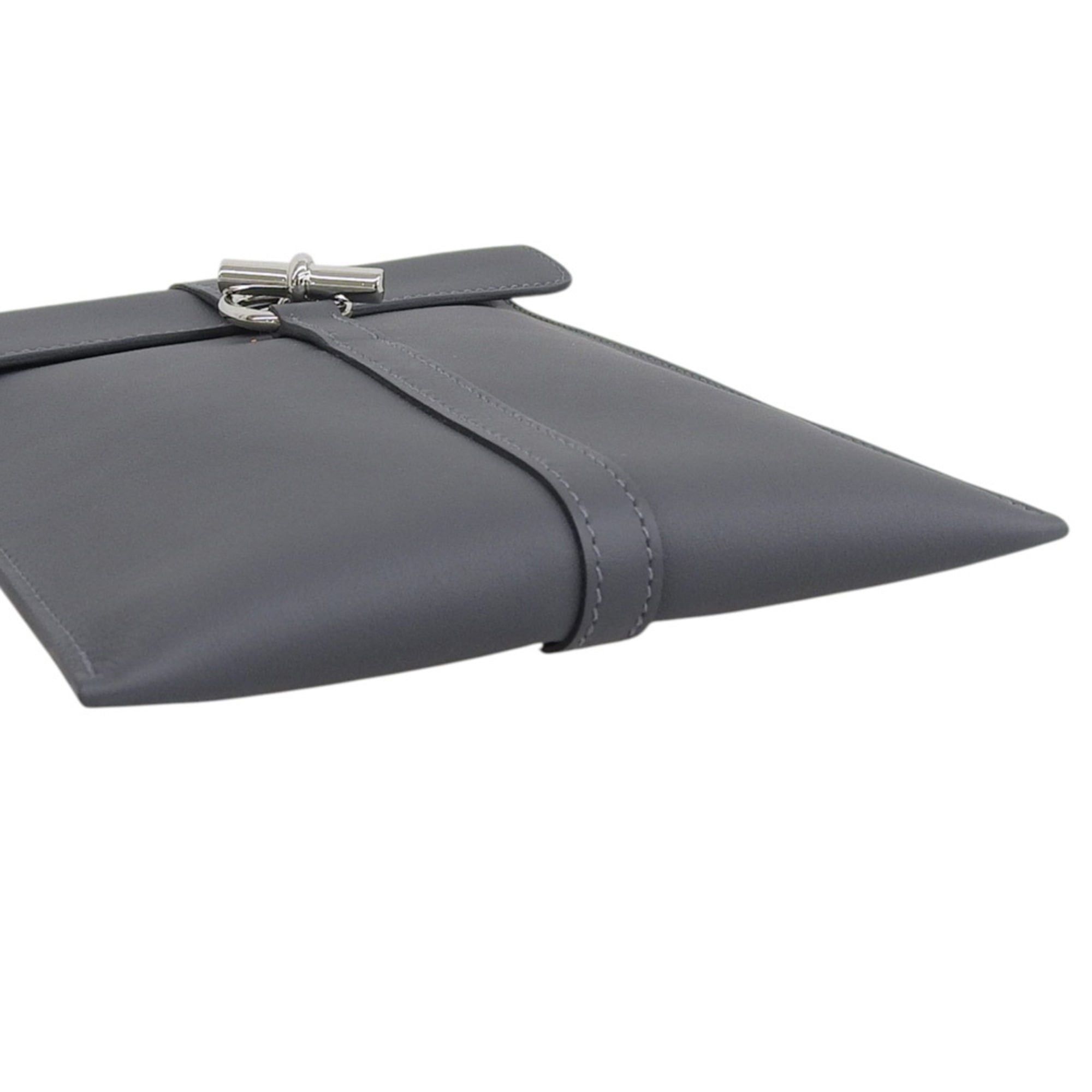 Hermes Hermes Glenant To Go Shoulder Bag, K stamp, Swift leather, Gray Size ONE SIZE - 4 Thumbnail
