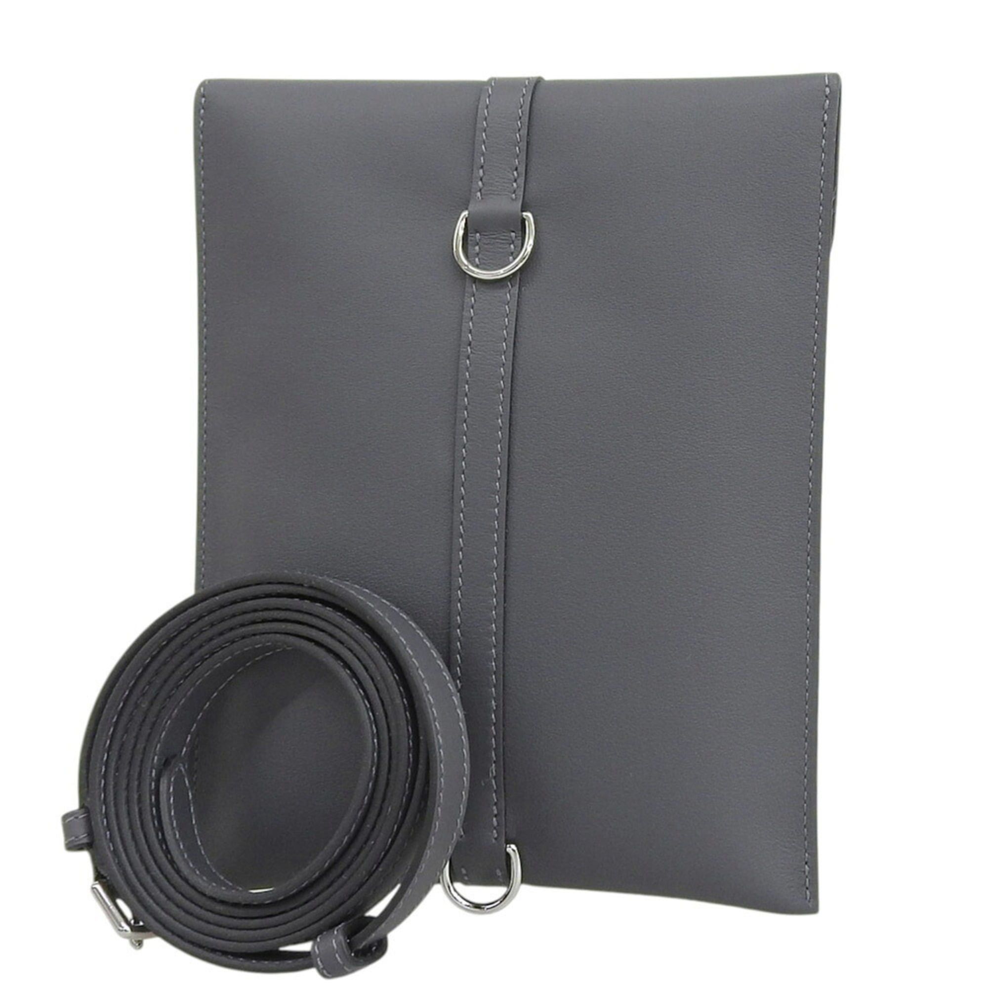 Hermes Hermes Glenant To Go Shoulder Bag, K stamp, Swift leather, Gray Size ONE SIZE - 2 Thumbnail