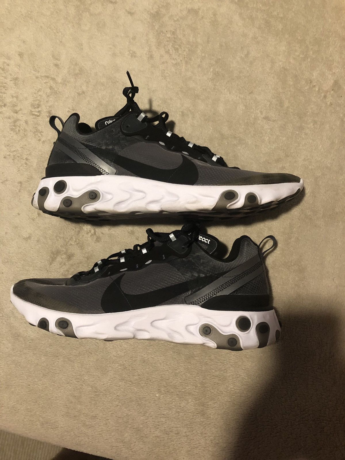 Nike Nike React Element 87 Anthracite Black Size US 12 / EU 45 - 1 Thumbnail