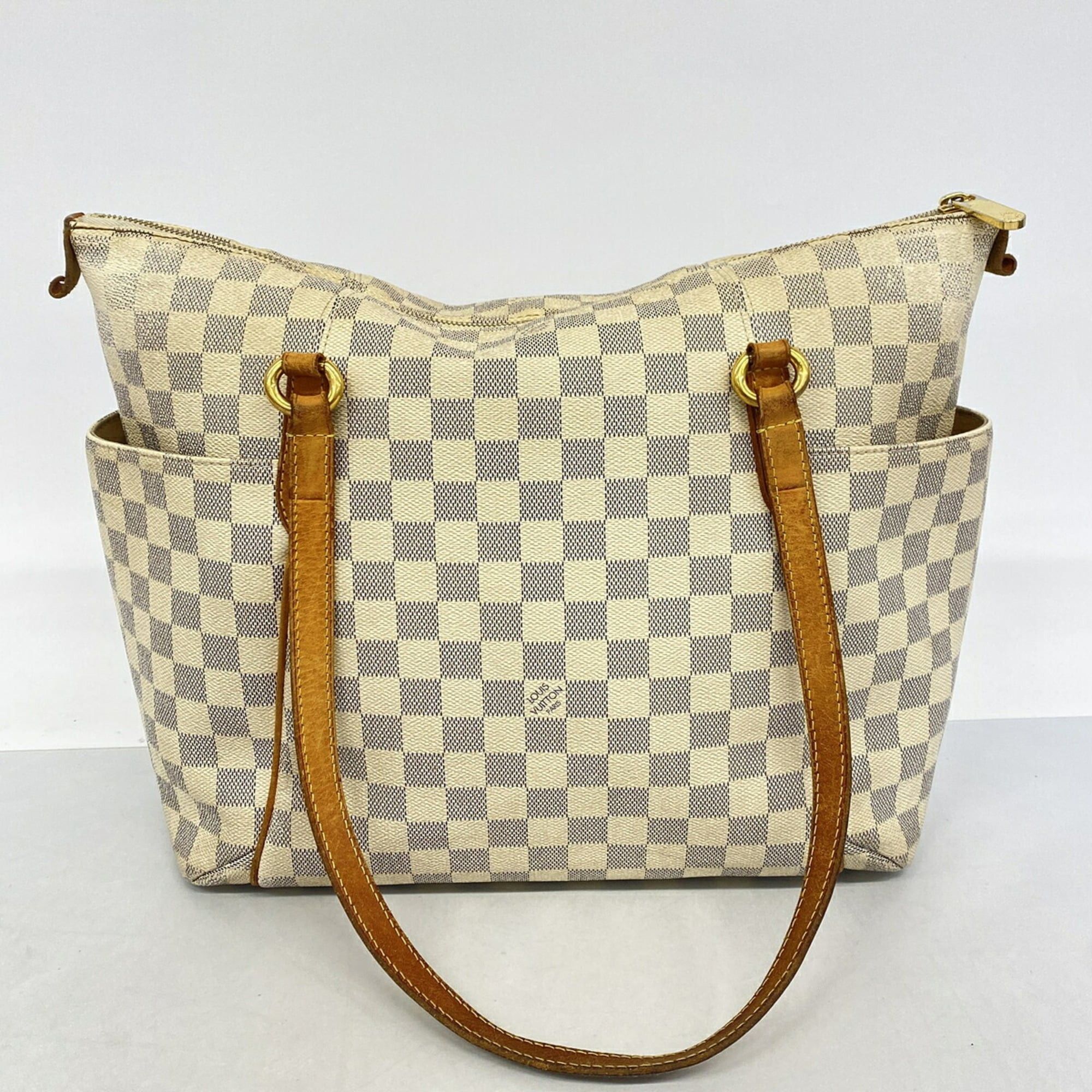 Louis Vuitton Louis Vuitton Damier Azur Totally MM Tote Bag N51262 White Women's Size ONE SIZE - 12 Thumbnail