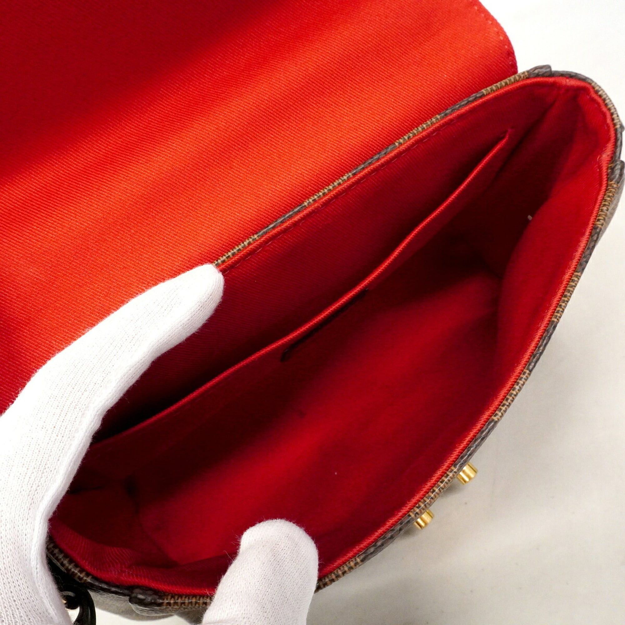 Louis Vuitton Louis Vuitton Damier Croisette Handbag N53000 Ebene Women's Size ONE SIZE - 4 Thumbnail