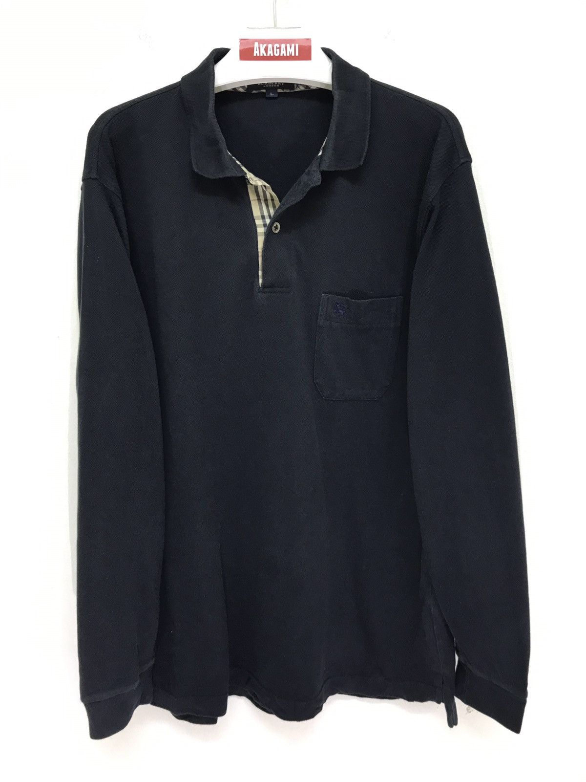 Burberry Burberry London Nova Check Long Sleeve Polo Shirt 6🟩3 Size US M / EU 48-50 / 2 - 2 Thumbnail