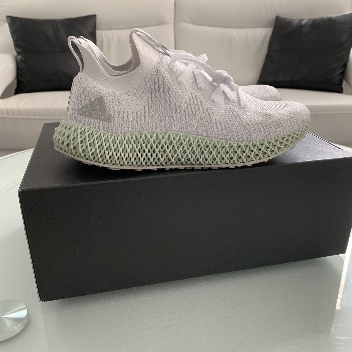 Adidas AlphaEdge 4D Footwear White 2018 Size US 9 / EU 42 - 2 Thumbnail