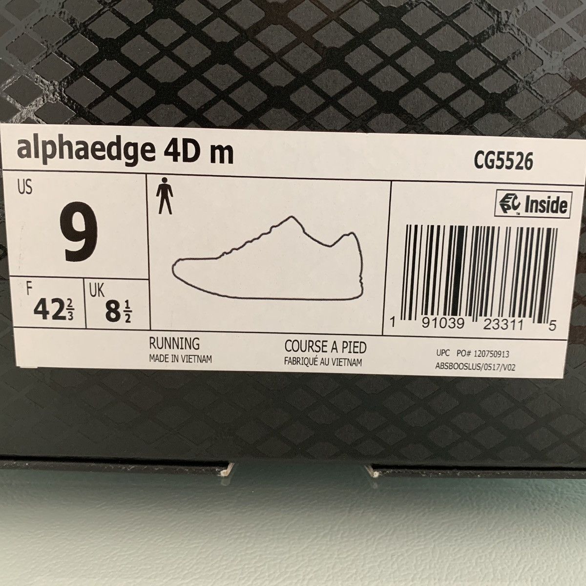 Adidas AlphaEdge 4D Footwear White 2018 Size US 9 / EU 42 - 7 Thumbnail