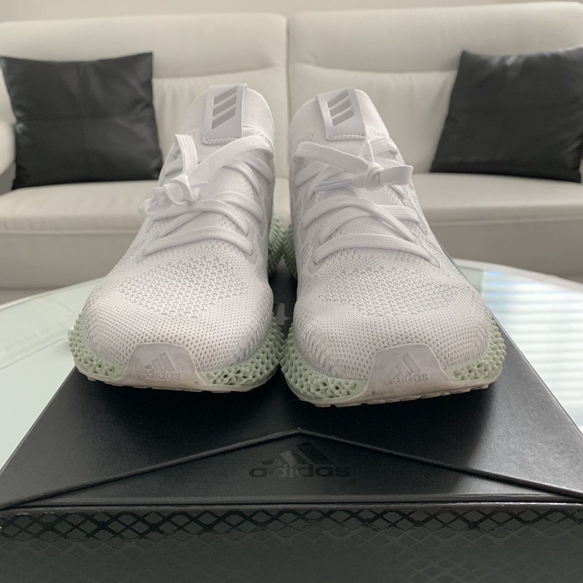 Adidas AlphaEdge 4D Footwear White 2018 Size US 9 / EU 42 - 4 Thumbnail