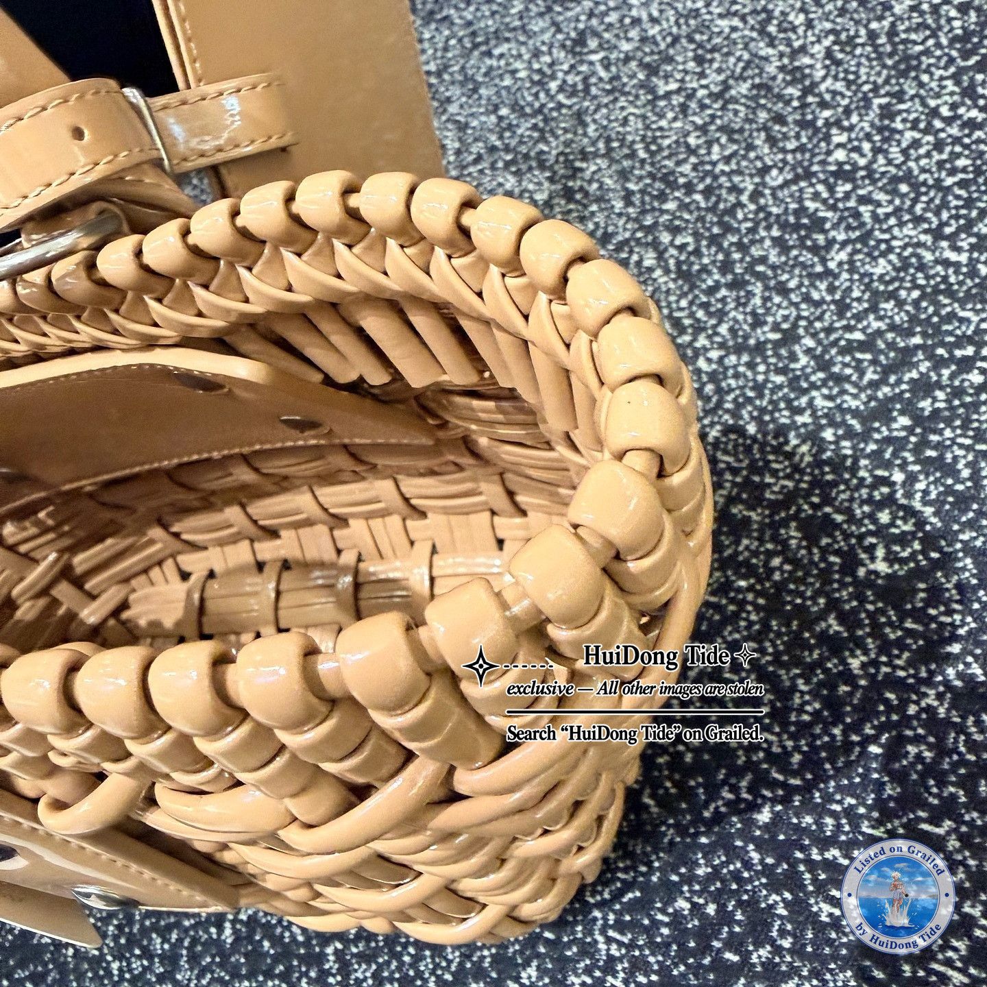 Balenciaga Balenciaga Bistro Woven Basket Bag Brown Size ONE SIZE - 10 Thumbnail