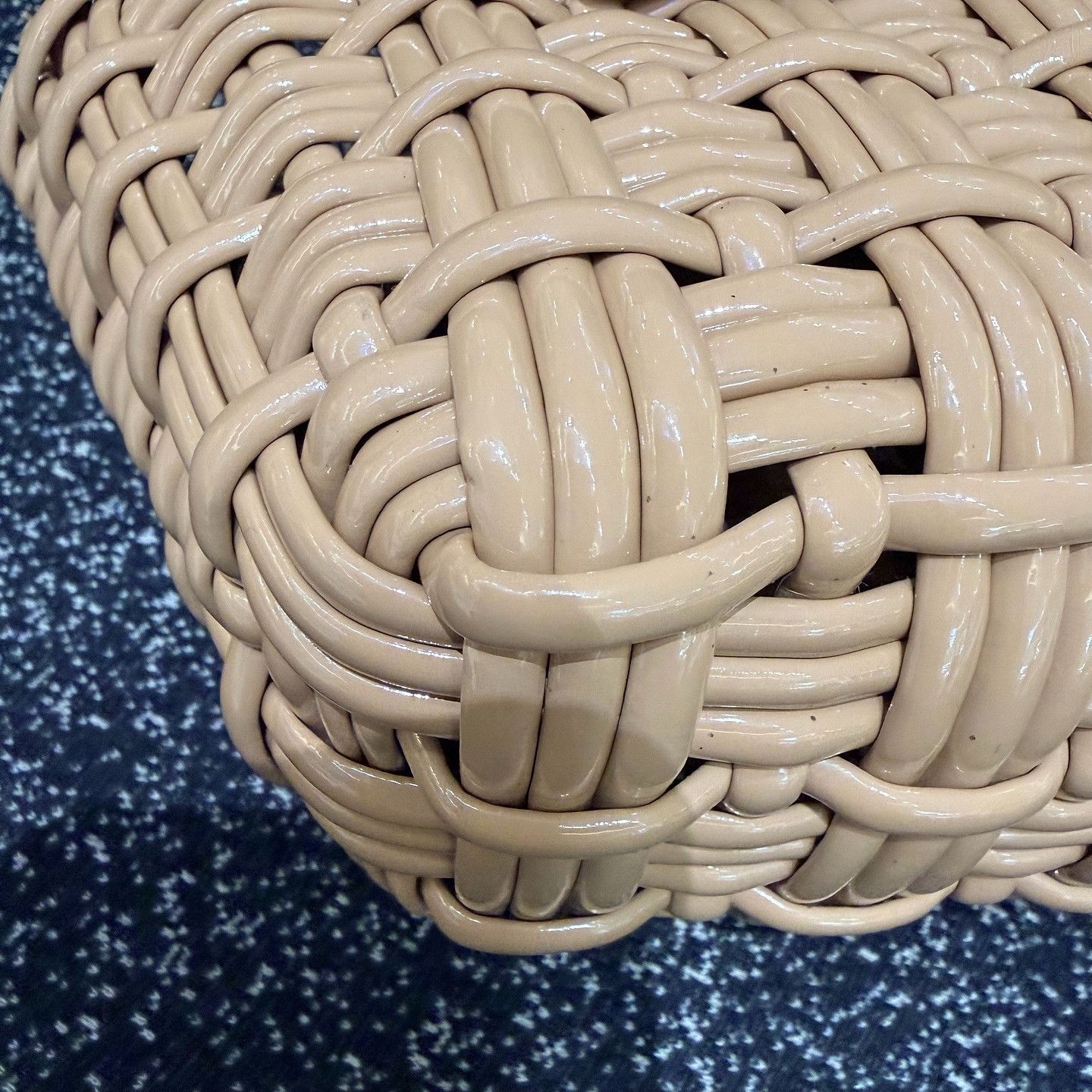 Balenciaga Balenciaga Bistro Woven Basket Bag Brown Size ONE SIZE - 15 Thumbnail