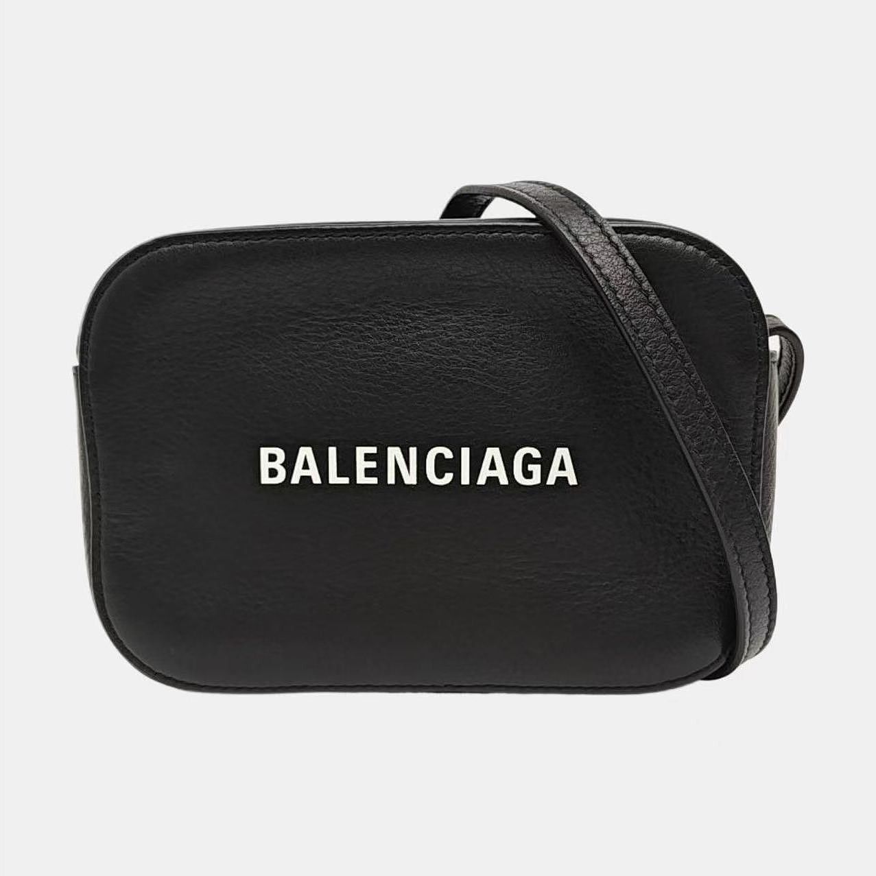 Balenciaga Balenciaga Logo Leather Camera Bag Size ONE SIZE - 7 Thumbnail