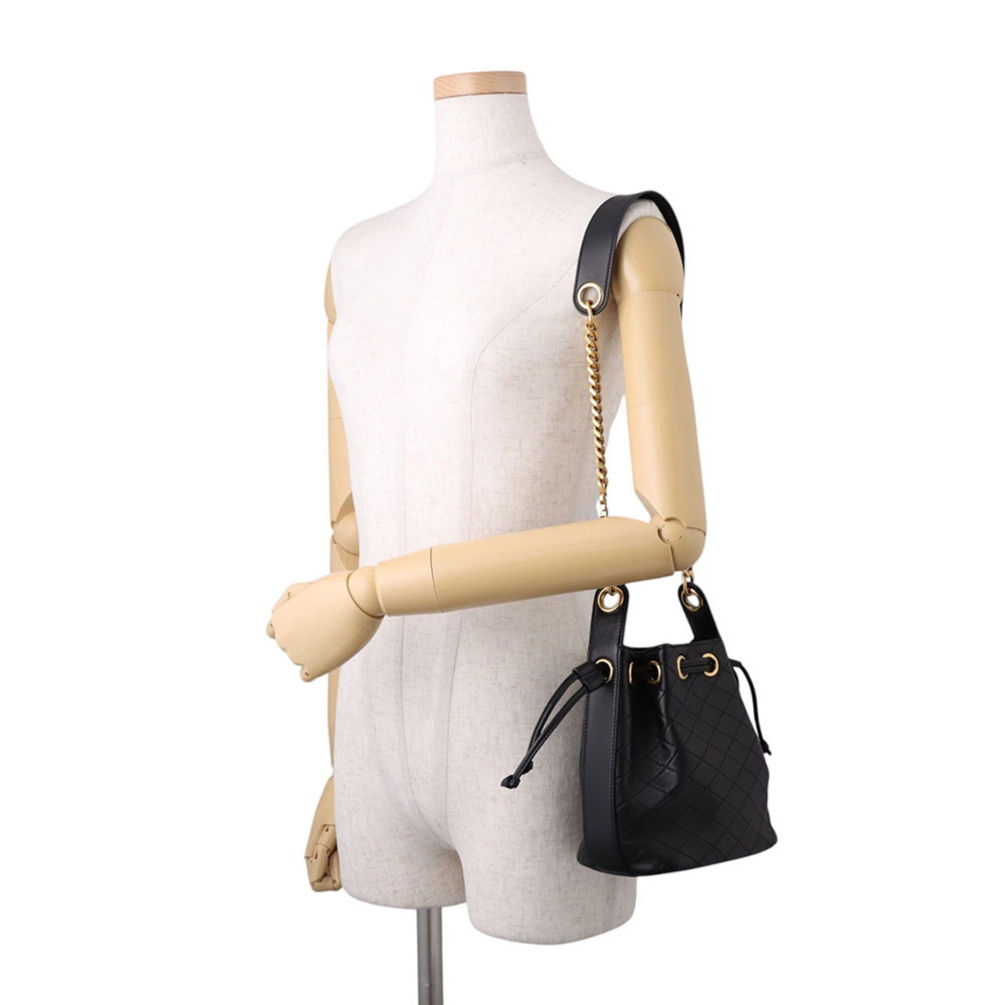 Saint Laurent Paris Yves Saint Laurent Paris Shoulder Bag Small Cassandre Quilted Bucket Lambskin 840886 SAINT LAURENT PARIS Handbag Size ONE SIZE - 4 Thumbnail