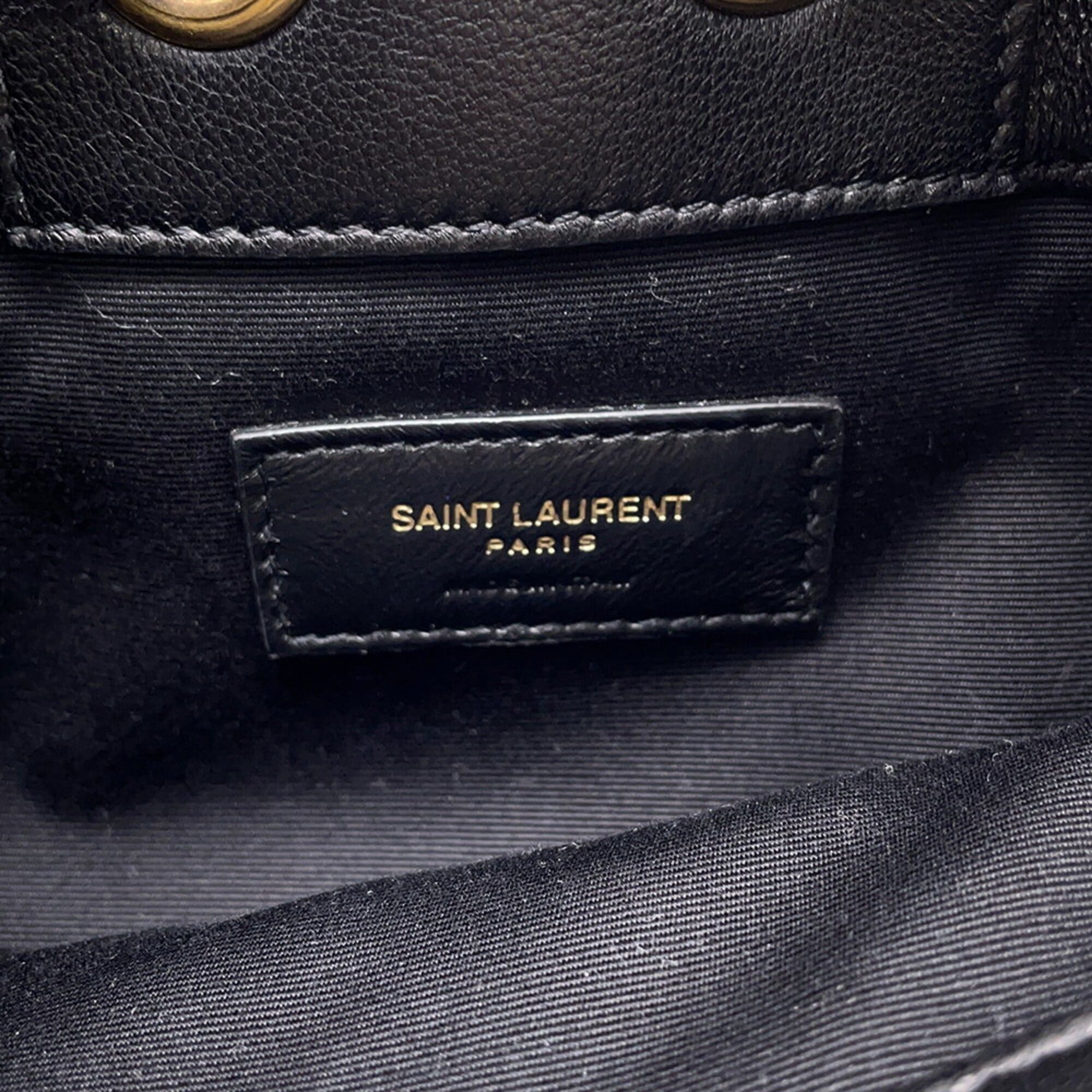 Saint Laurent Paris Yves Saint Laurent Paris Shoulder Bag Small Cassandre Quilted Bucket Lambskin 840886 SAINT LAURENT PARIS Handbag Size ONE SIZE - 10 Thumbnail