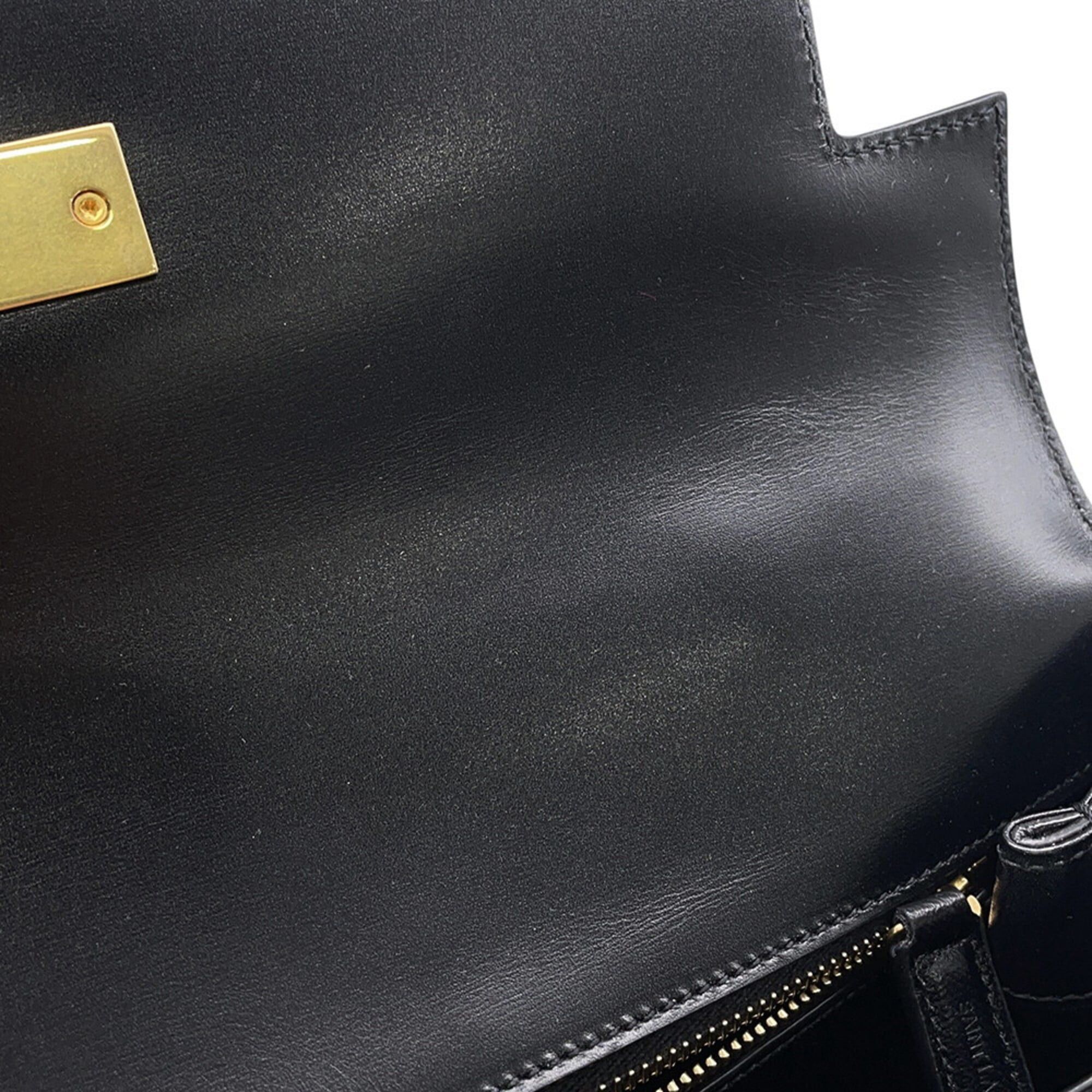 Saint Laurent Paris Yves Saint Laurent Paris Manhattan Box Calf Handbag 747248 SAINT LAURENT PARIS Black Size ONE SIZE - 11 Thumbnail