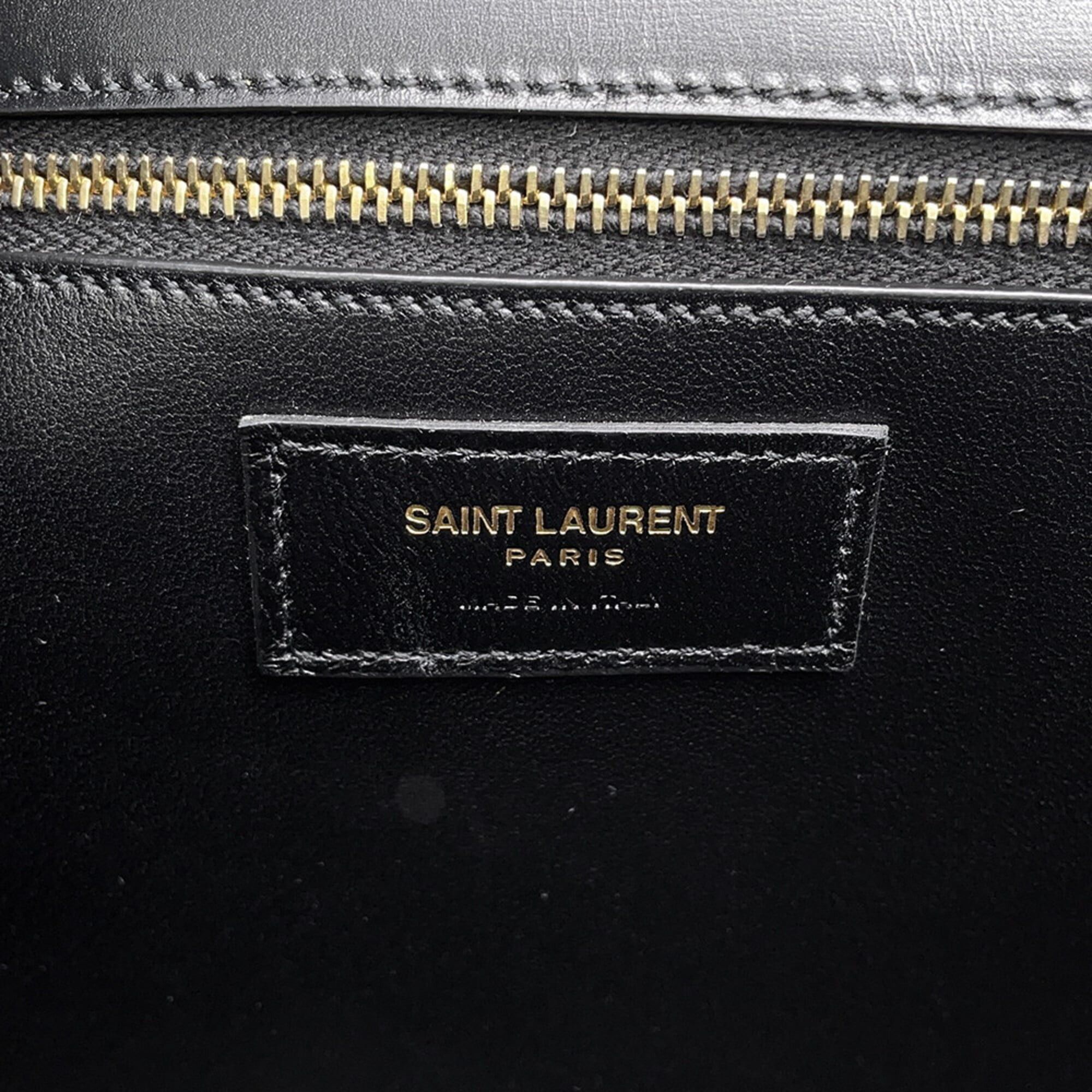 Saint Laurent Paris Yves Saint Laurent Paris Manhattan Box Calf Handbag 747248 SAINT LAURENT PARIS Black Size ONE SIZE - 16 Thumbnail