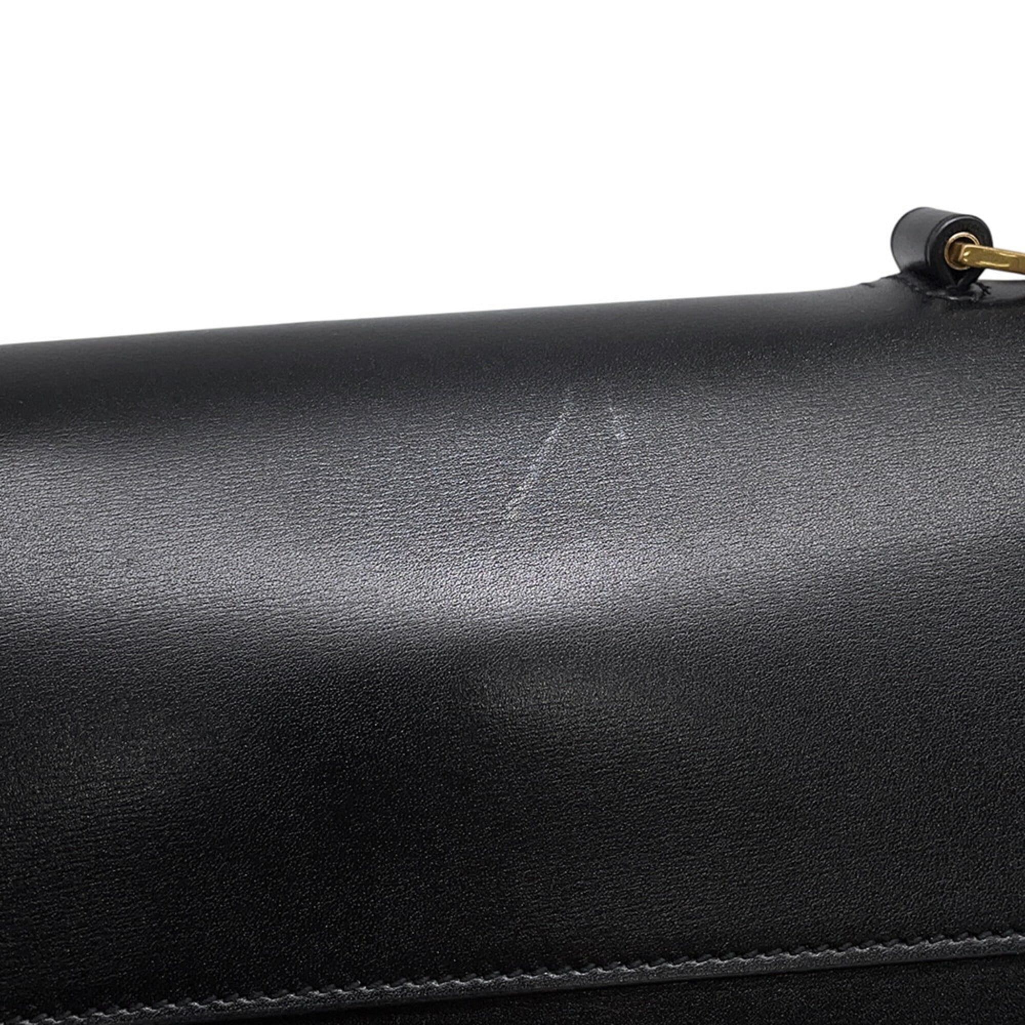 Saint Laurent Paris Yves Saint Laurent Paris Manhattan Box Calf Handbag 747248 SAINT LAURENT PARIS Black Size ONE SIZE - 7 Thumbnail