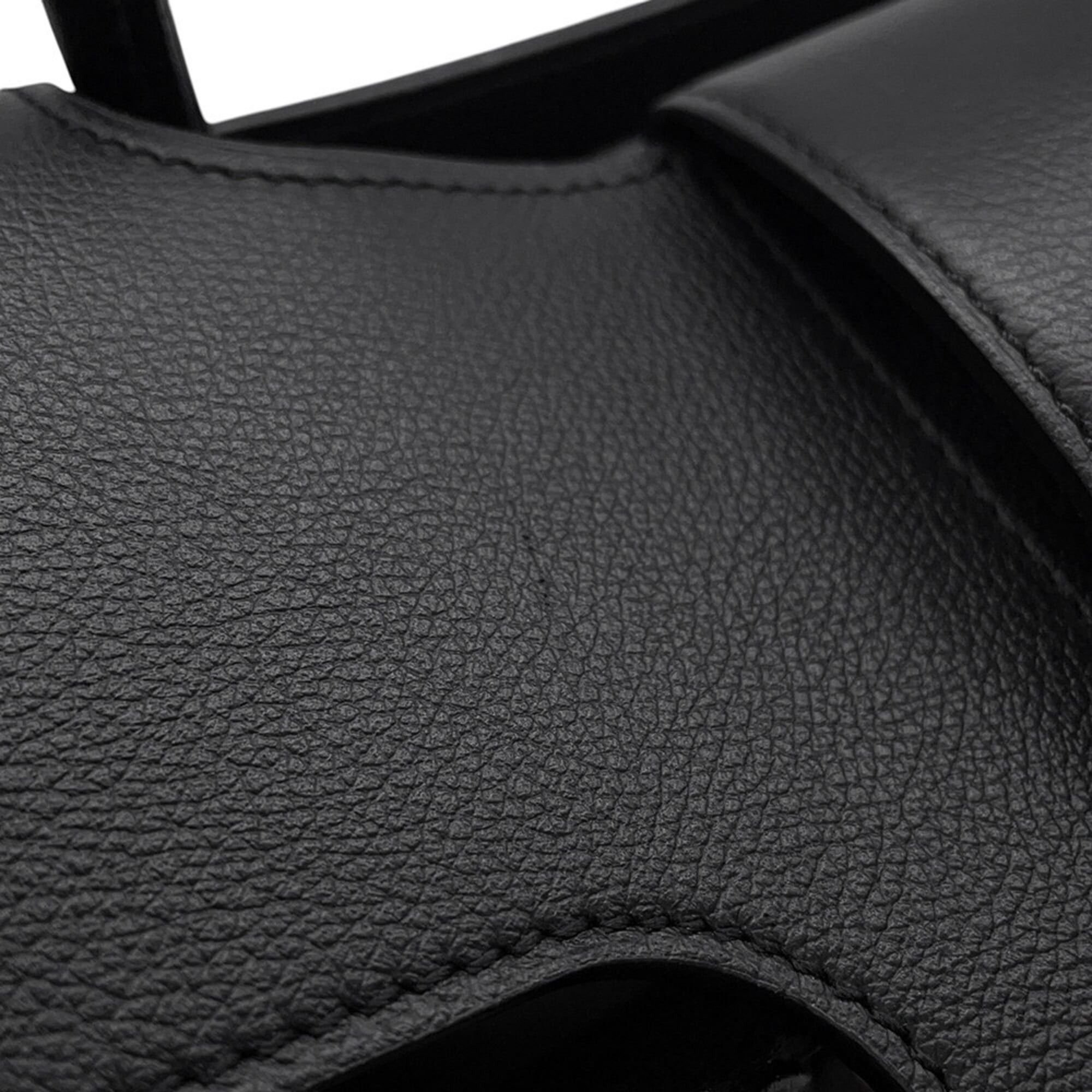 Goyard Goyard Saigon Leather Handbag SAIGOCMMLTY01CL01P GOYARD Black Size ONE SIZE - 7 Thumbnail