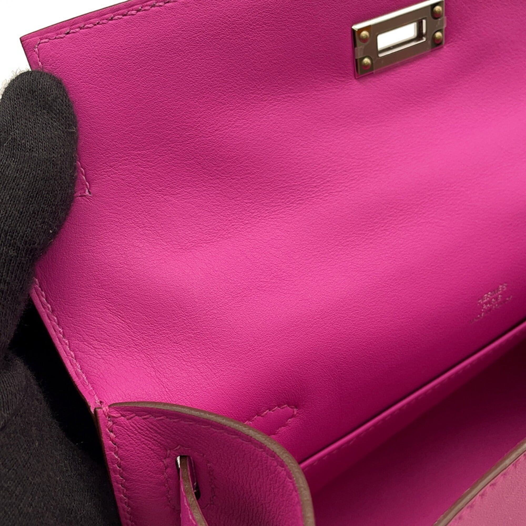 Hermes Hermes handbag, Pochette Kelly, Magnolia Swift, U stamp, HERMES Size ONE SIZE - 6 Thumbnail