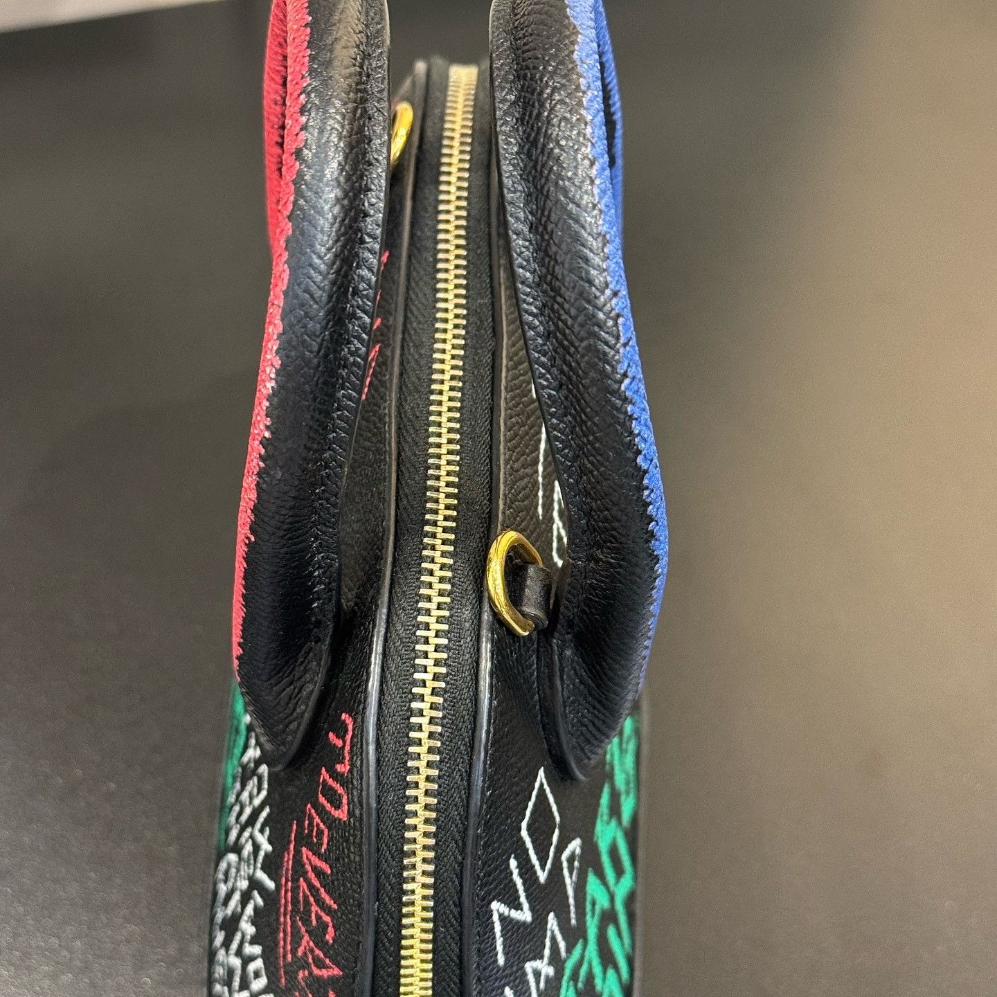 Balenciaga Balenciaga Graffiti Ville Handle Bag Black Size ONE SIZE - 13 Thumbnail