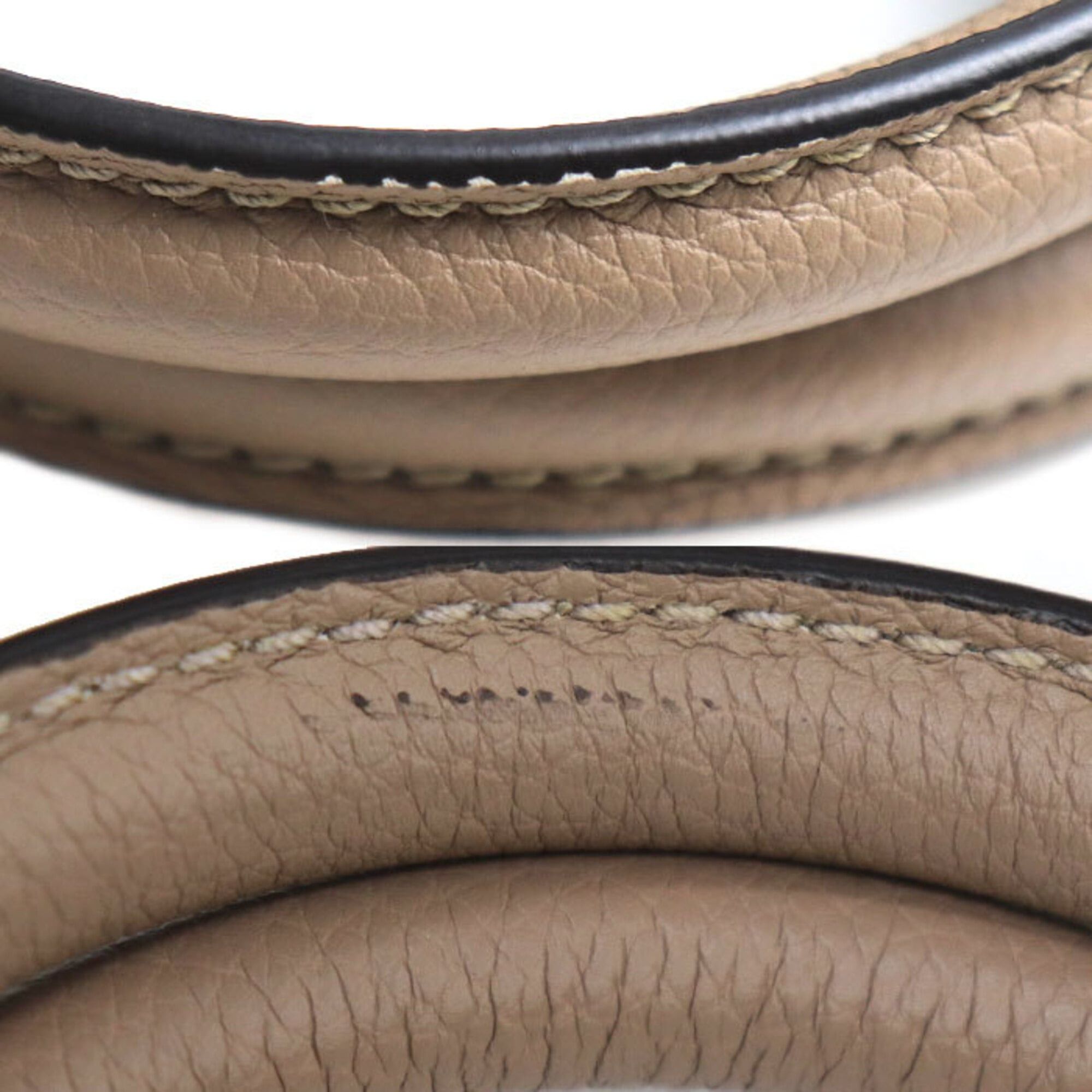 Gucci Gucci Hook Closure Medium Handbag Taupe (Greige) 806205 Women's Size ONE SIZE - 5 Thumbnail