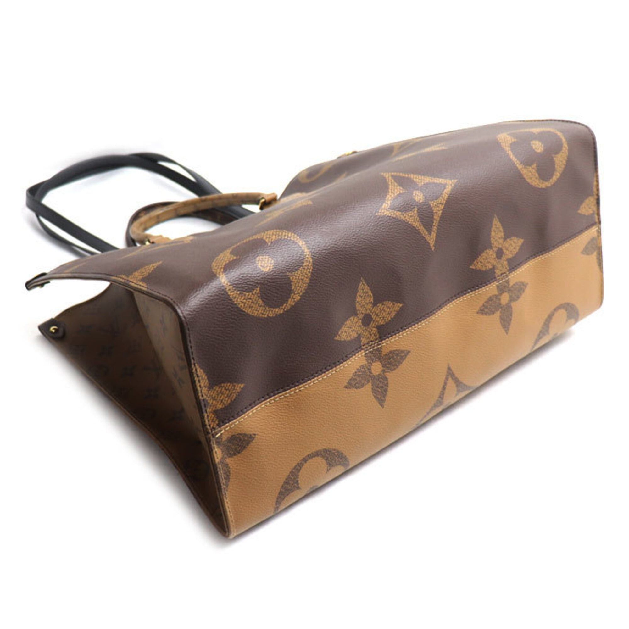 Louis Vuitton LOUIS VUITTON OnTheGo GM Tote Bag, Monogram Giant Reverse, Brown, M45320, Men's & Women's Size ONE SIZE - 3 Thumbnail