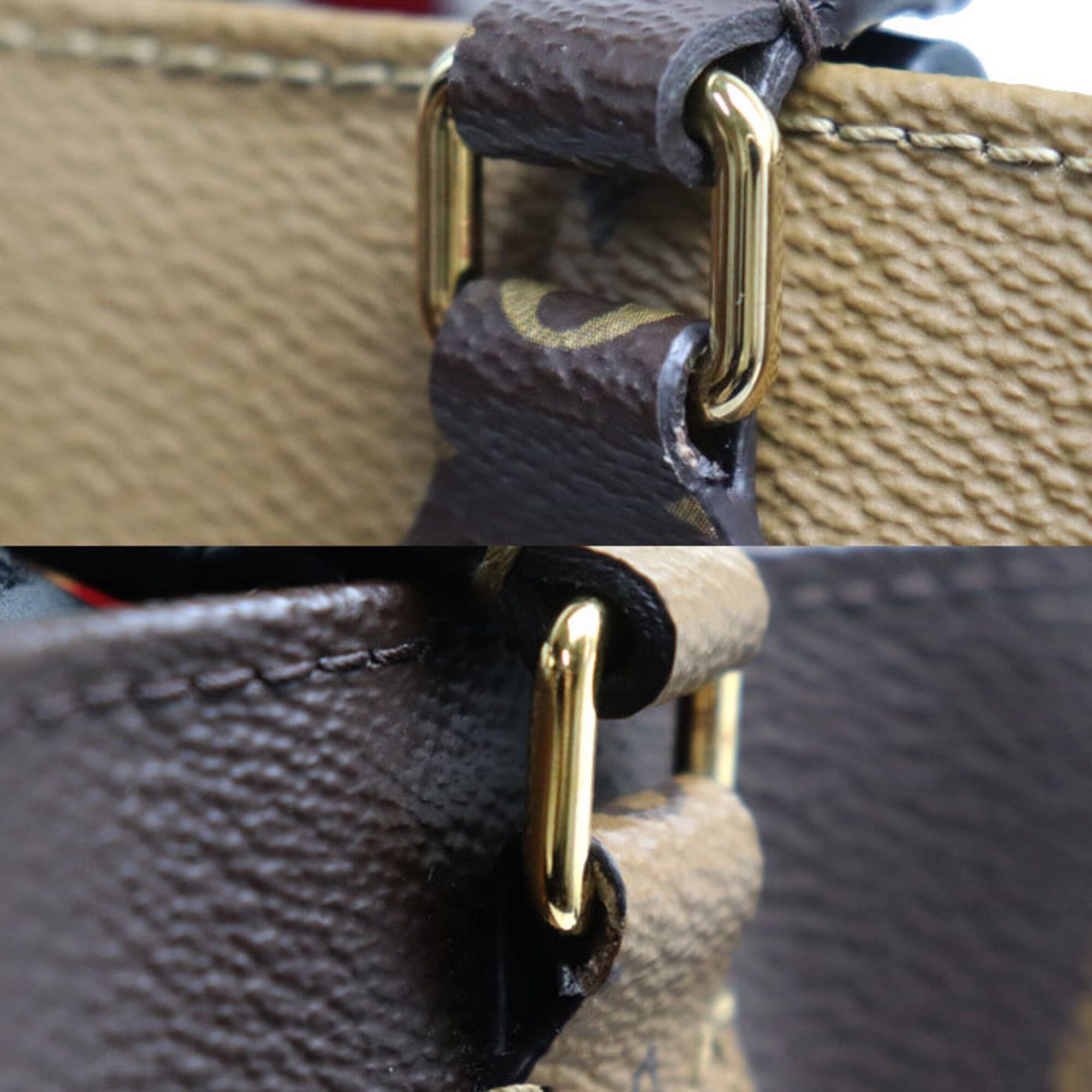 Louis Vuitton LOUIS VUITTON OnTheGo GM Tote Bag, Monogram Giant Reverse, Brown, M45320, Men's & Women's Size ONE SIZE - 7 Thumbnail