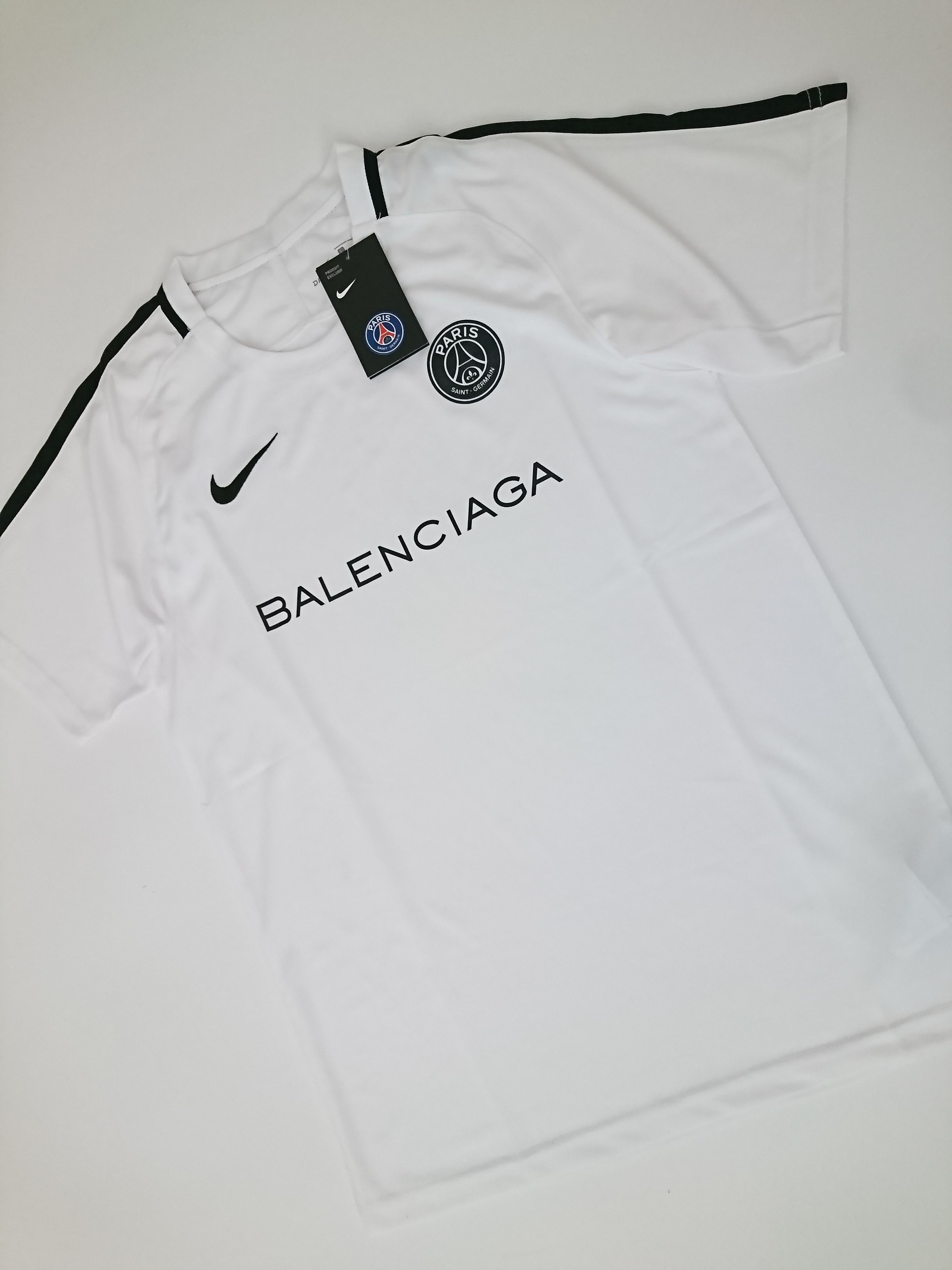 Balenciaga Nike PSG X Balenciaga Jersey White Grailed