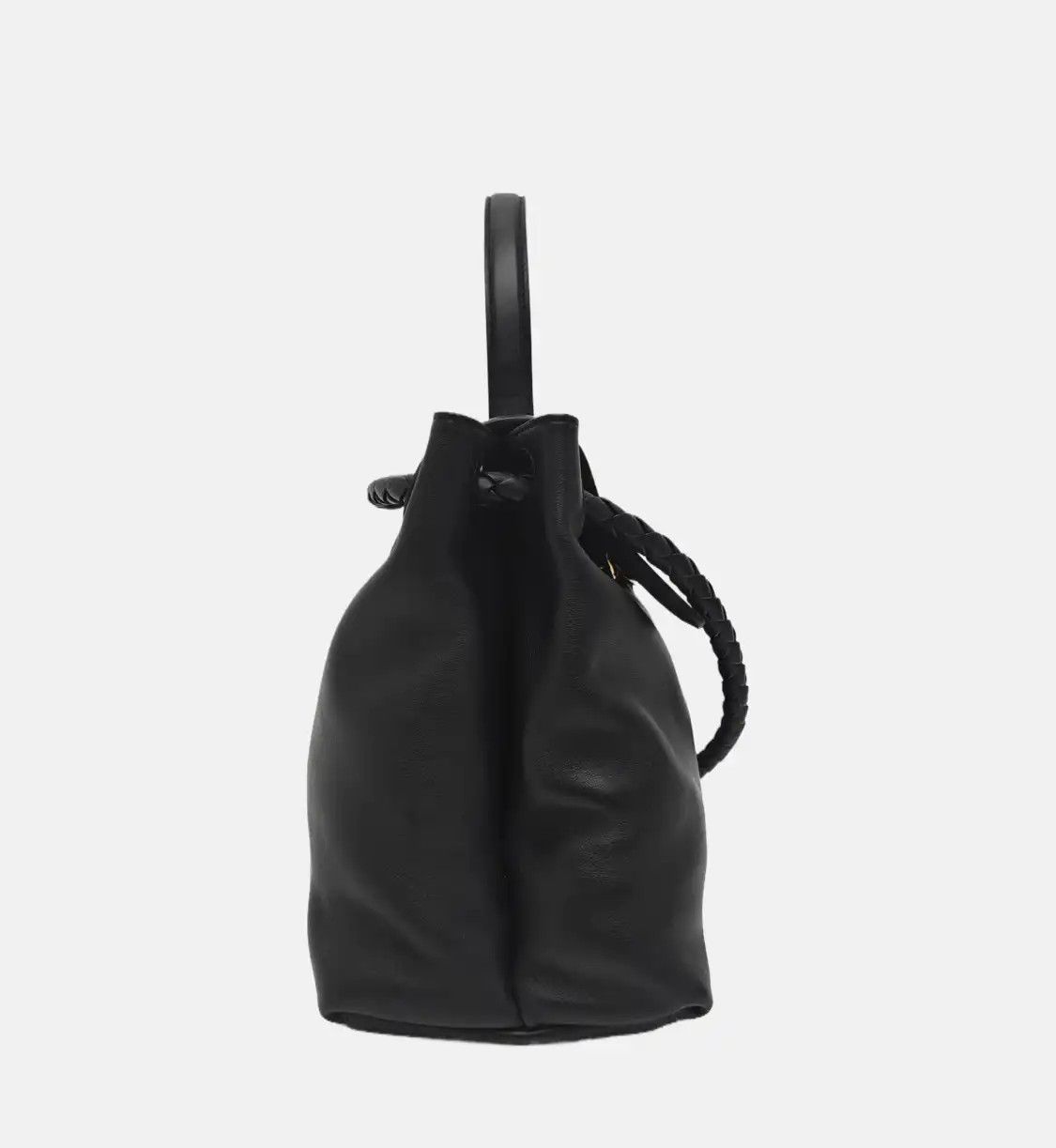 Bottega Veneta BOTTEGA VENETA Ciao black cowhide leather woven shoulder bag handbag crossbody b Size ONE SIZE - 3 Thumbnail