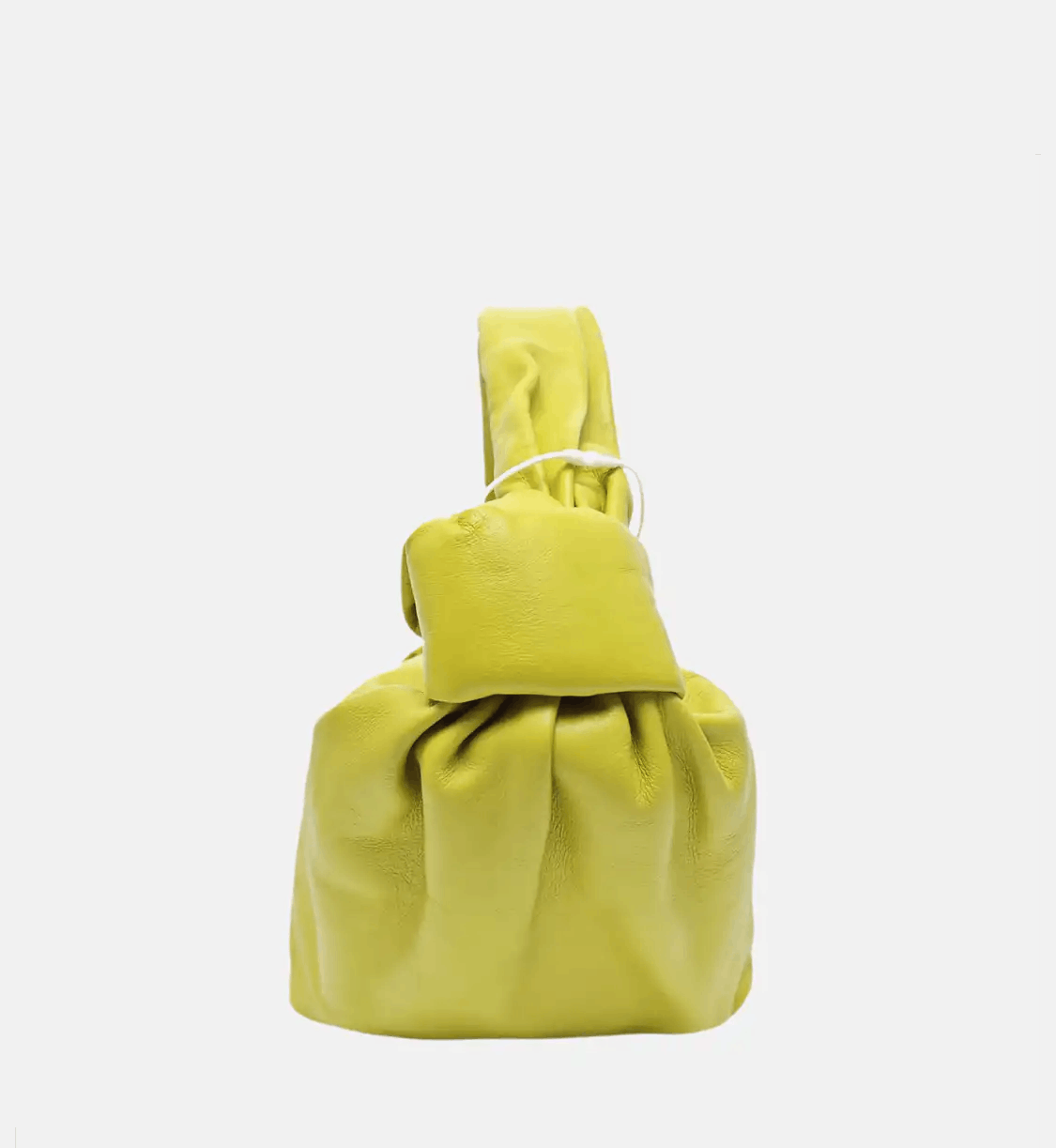 Bottega Veneta BOTTEGA VENETA Double Knot chartreusesheepskin handbag gold hardware Size ONE SIZE - 3 Thumbnail
