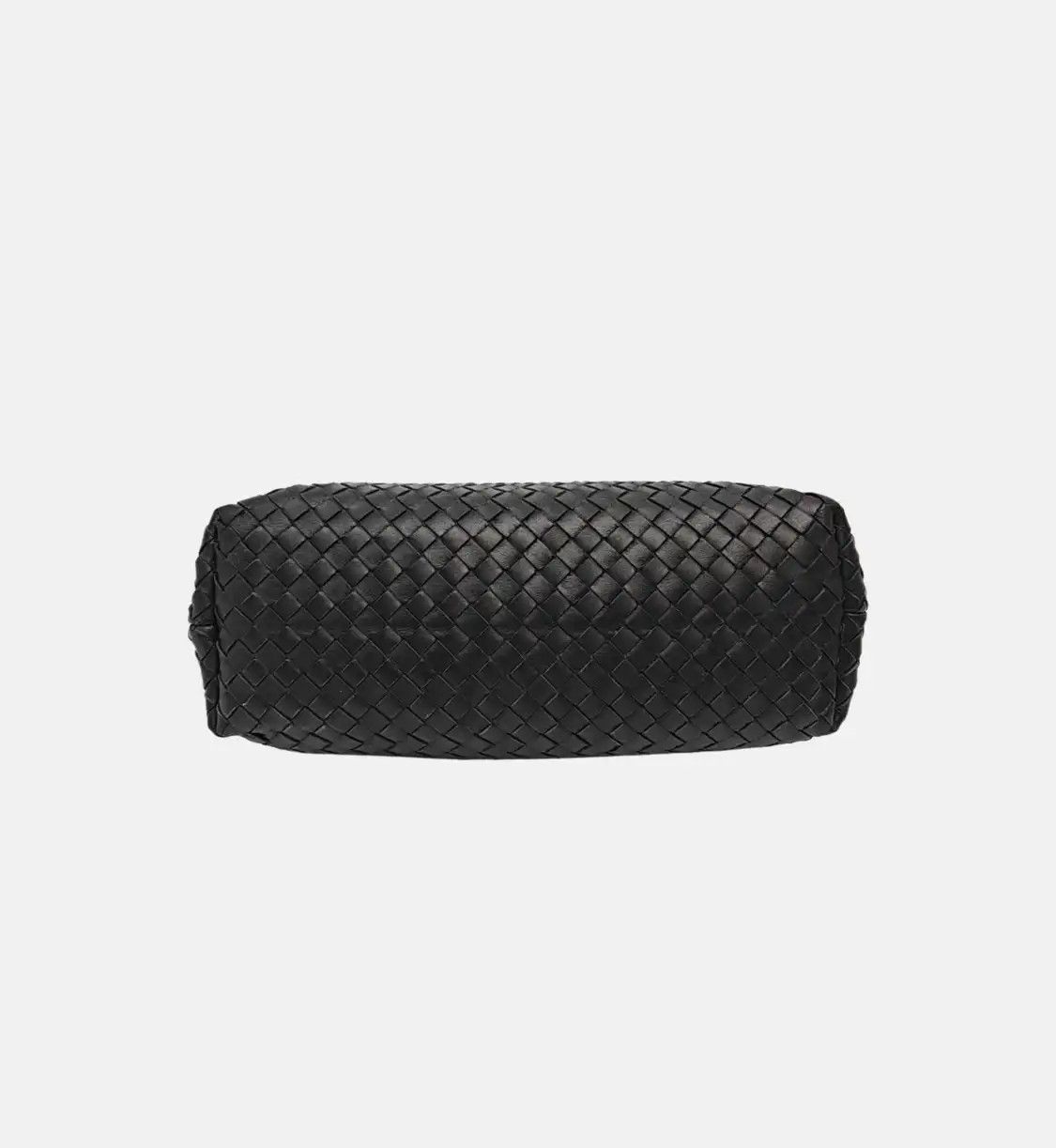 Bottega Veneta BOTTEGA VENETA Olimpia Large black sheepskin woven shoulder bag gold hardware Size ONE SIZE - 6 Thumbnail