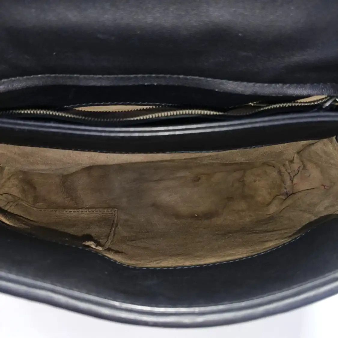 Bottega Veneta BOTTEGA VENETA Olimpia Large black sheepskin woven shoulder bag gold hardware Size ONE SIZE - 7 Thumbnail
