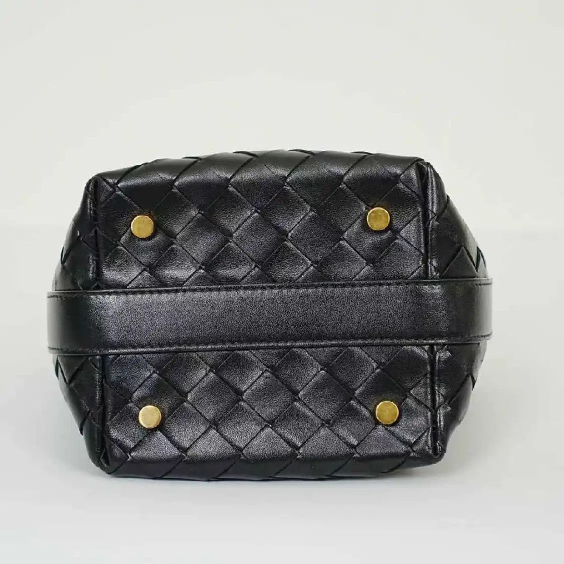 Bottega Veneta BOTTEGA VENETA Candy Wallace micro black cowhide leather woven handbag Size ONE SIZE - 5 Thumbnail