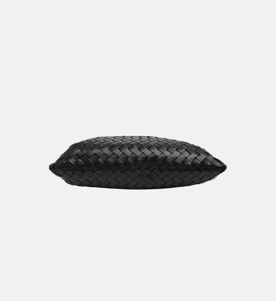 Bottega Veneta BOTTEGA VENETA Hop black cowhide leather woven handbag gold hardware Size ONE SIZE - 6 Thumbnail