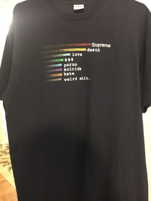 Supreme bar best sale graph tee