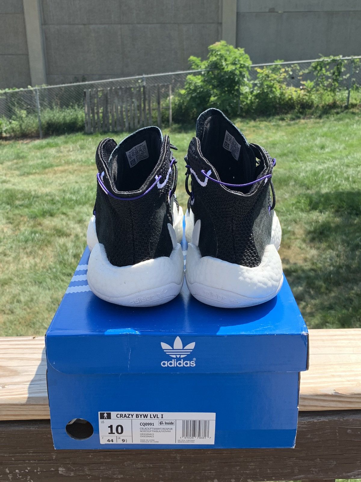 Adidas Crazy BYW Black 10 Boost