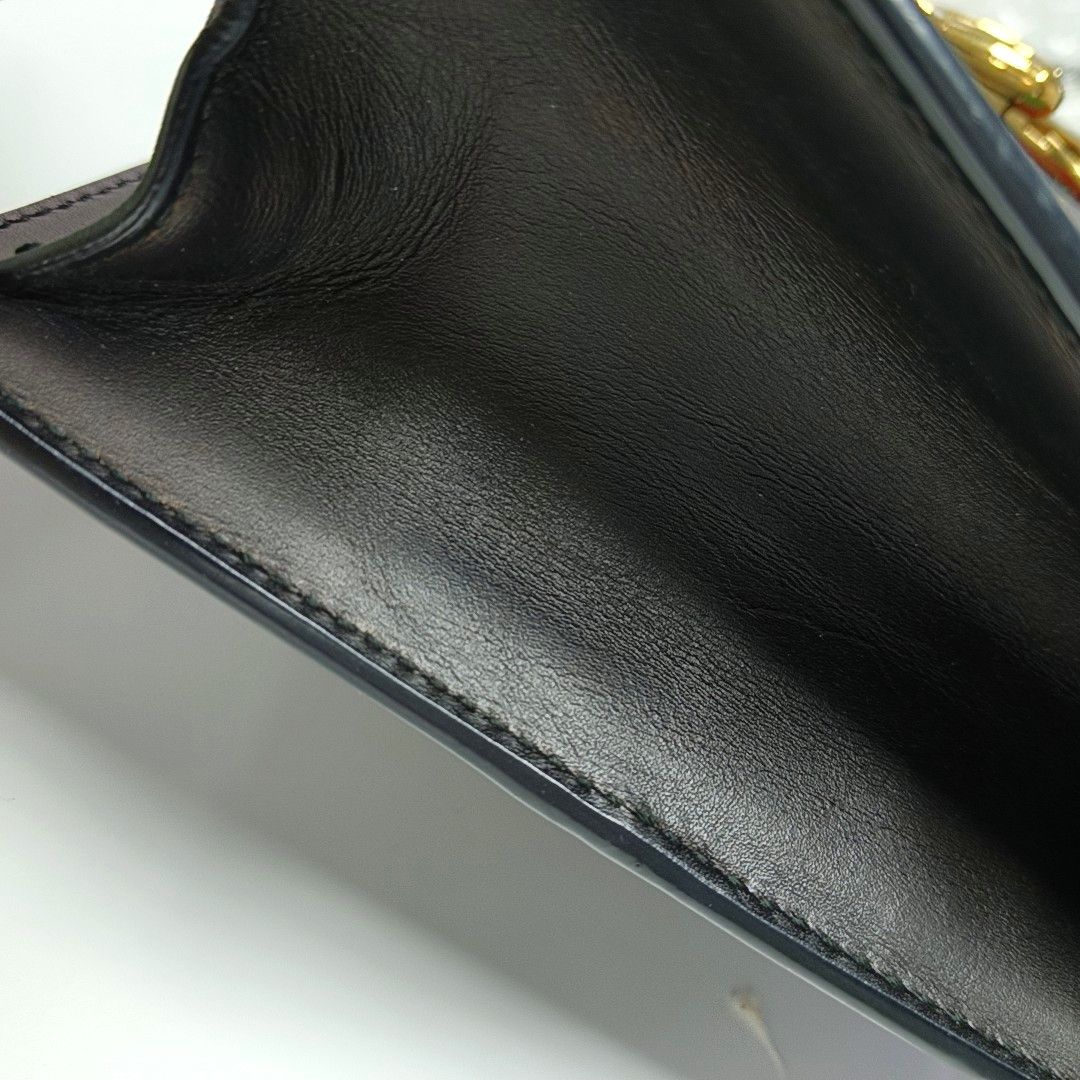 Gucci Gucci Sylvie Small Leather Shoulder Bag Size ONE SIZE - 12 Thumbnail