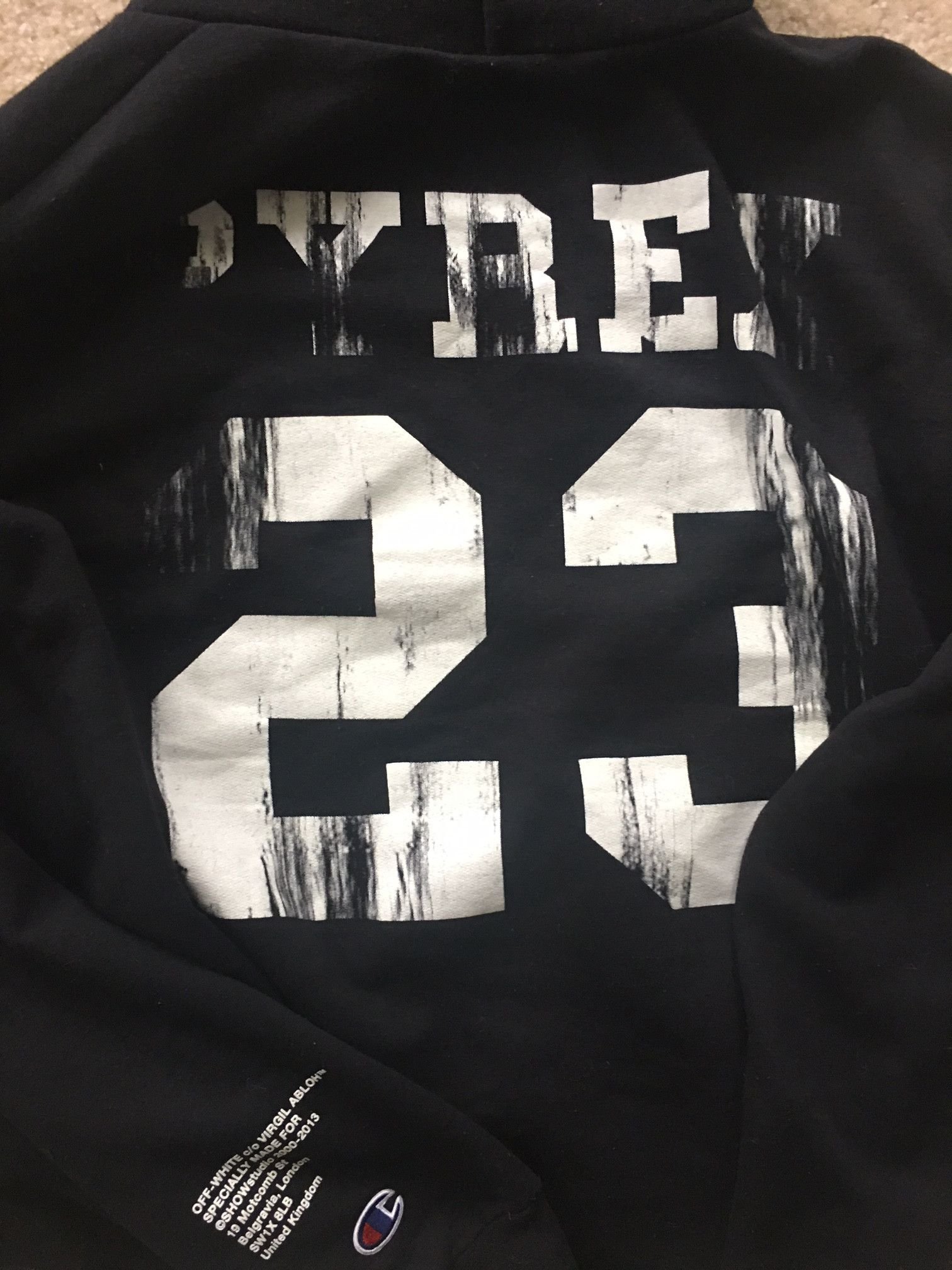 Off White OFF WHITE c o VIRGIL ABLOH x SHOWstudio Religion Hoodie Grailed