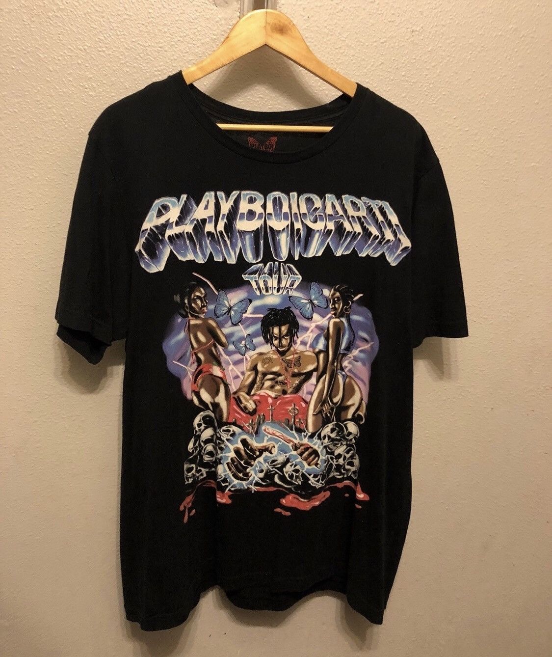 Vlone Playboi carti 2017 Tour Merch Tee Supreme | Grailed